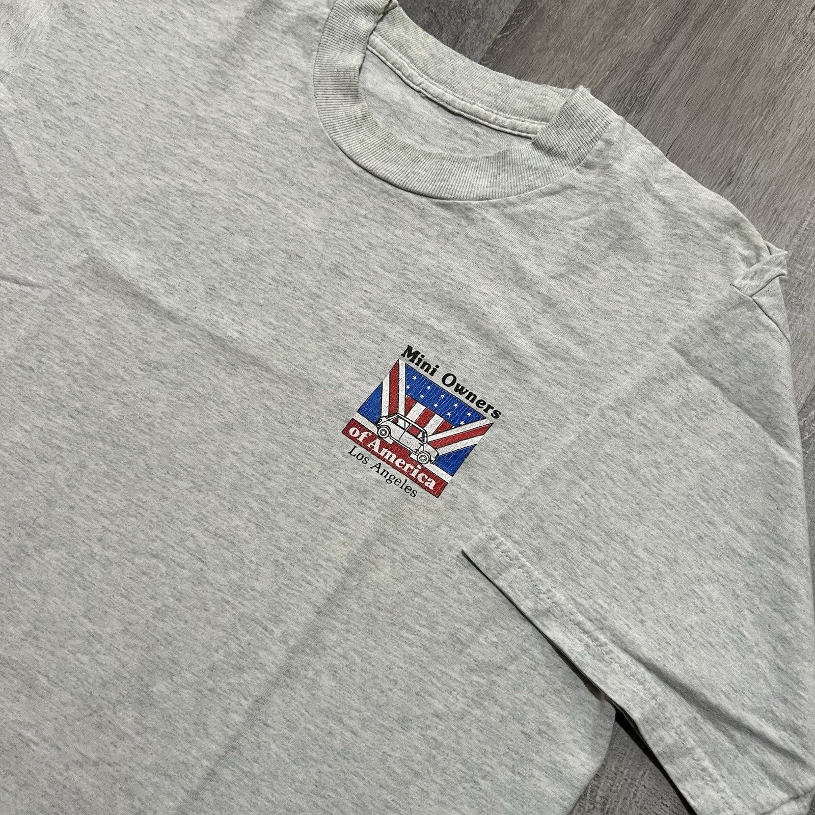 Vintage VTG Mini Coopers Owners Club T Shirt Grey Los Angeles M Size US M / EU 48-50 / 2 - 4 Thumbnail