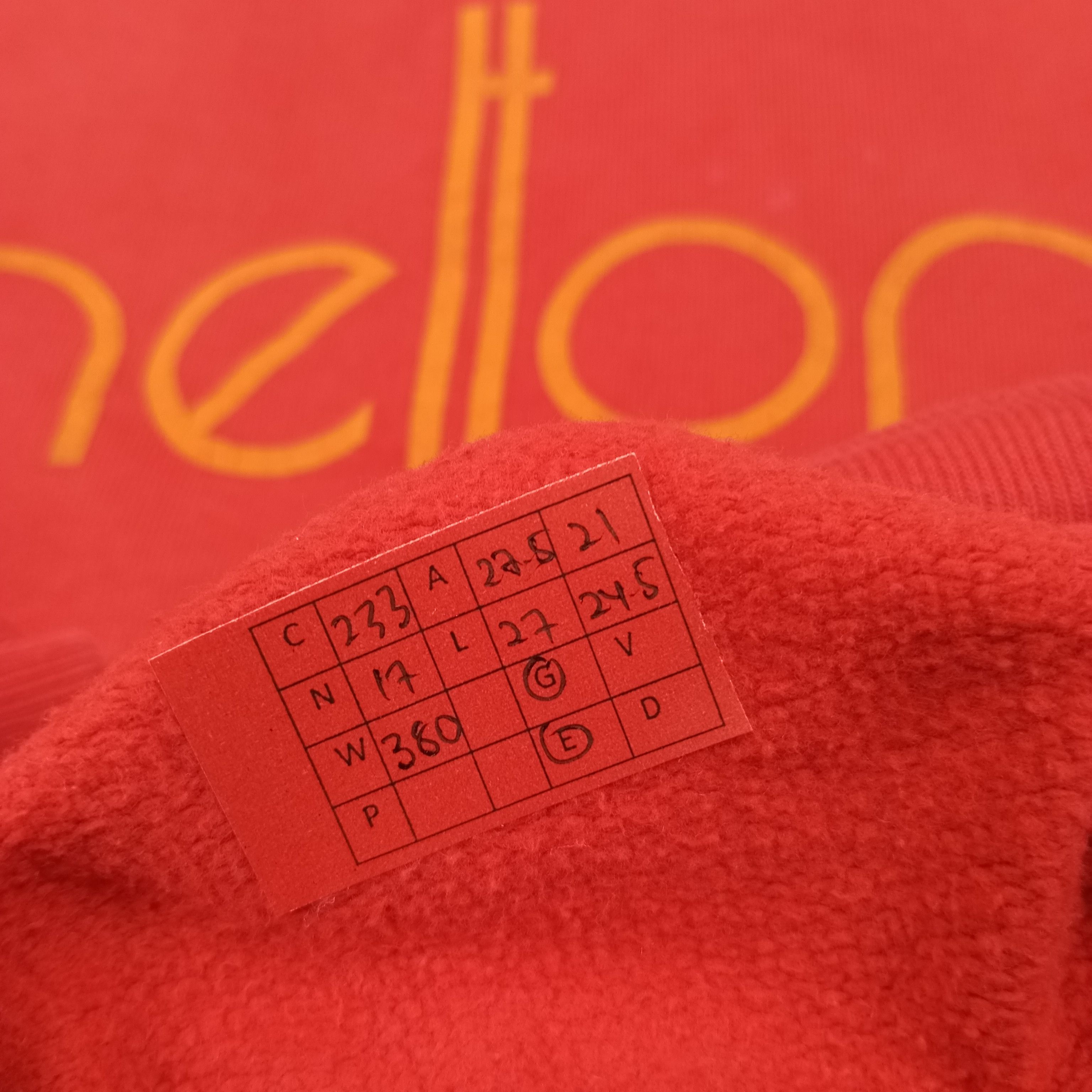 Benetton Benetton Spellout Design Vintage Sweatshirt c233n17 Size US XXL / EU 58 / 5 - 11 Thumbnail