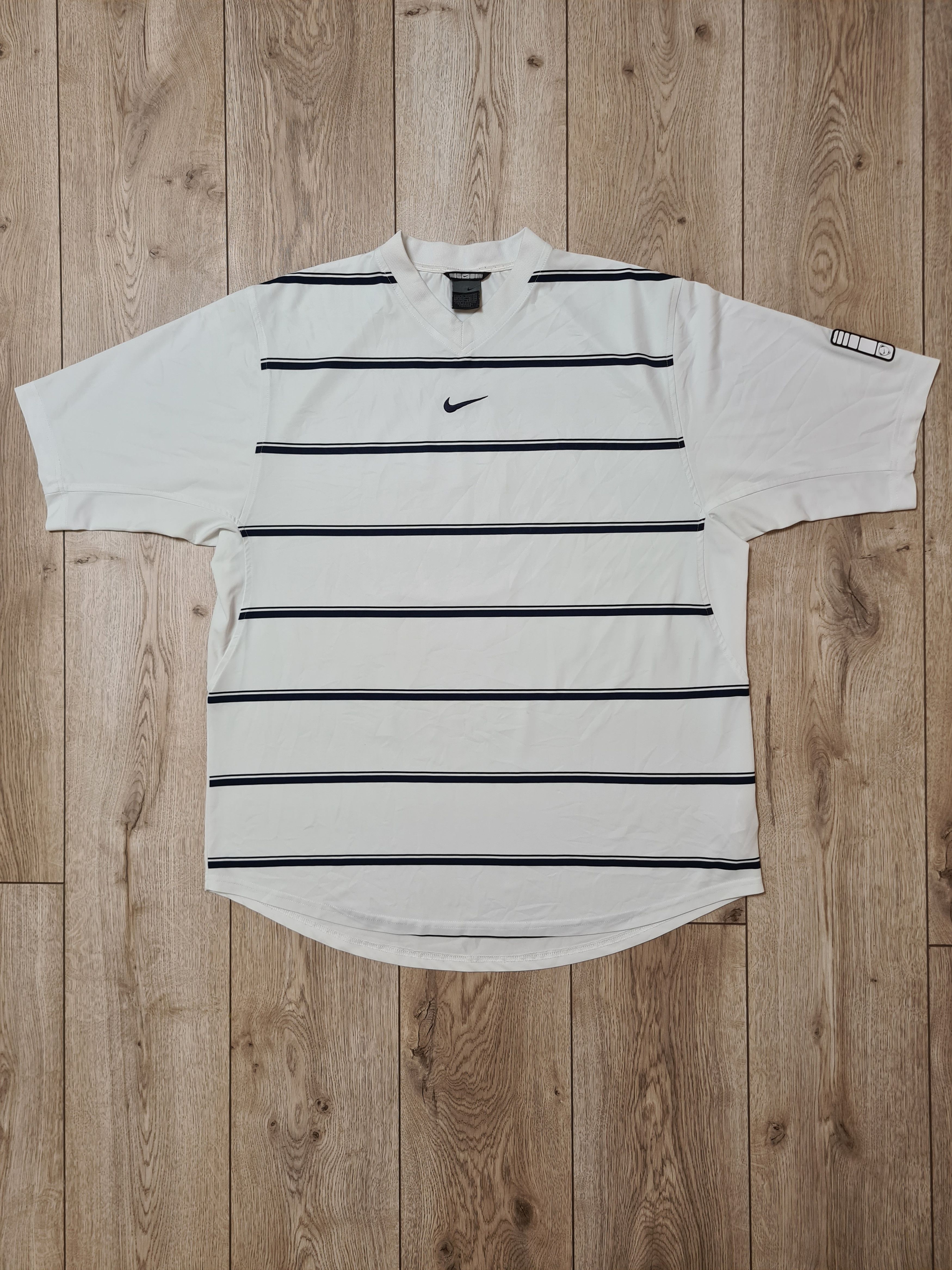 Nike × Vintage NIKE VINTAGE SHIRT JERSEY Y2K 90s CENTRAL SWOOSH LOGO Size US XL / EU 56 / 4 - 1 Thumbnail