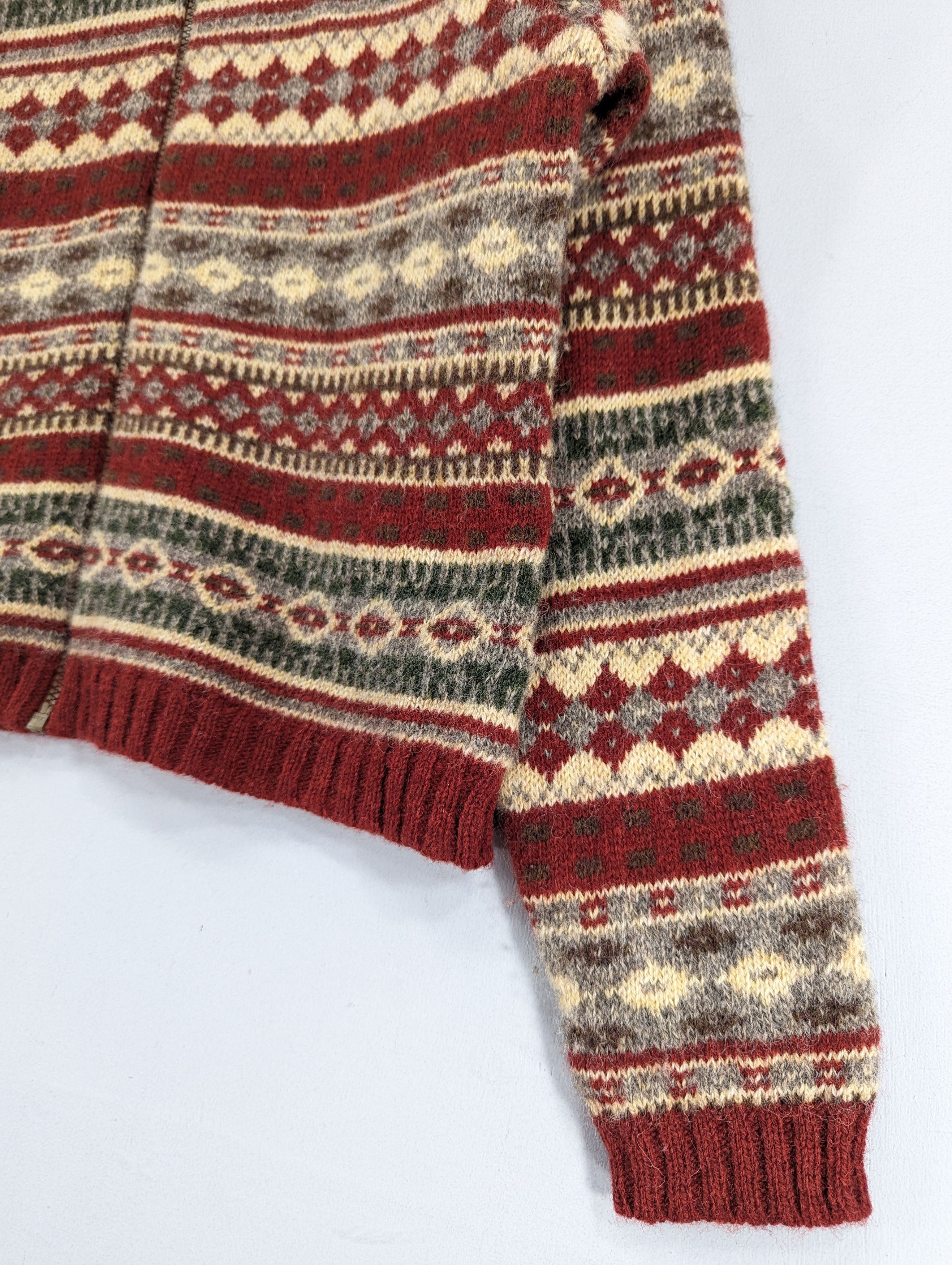 L.L. Bean L L Bean Native Wool Zipper Cardigan Jacket Size M / US 6-8 / IT 42-44 - 4 Thumbnail