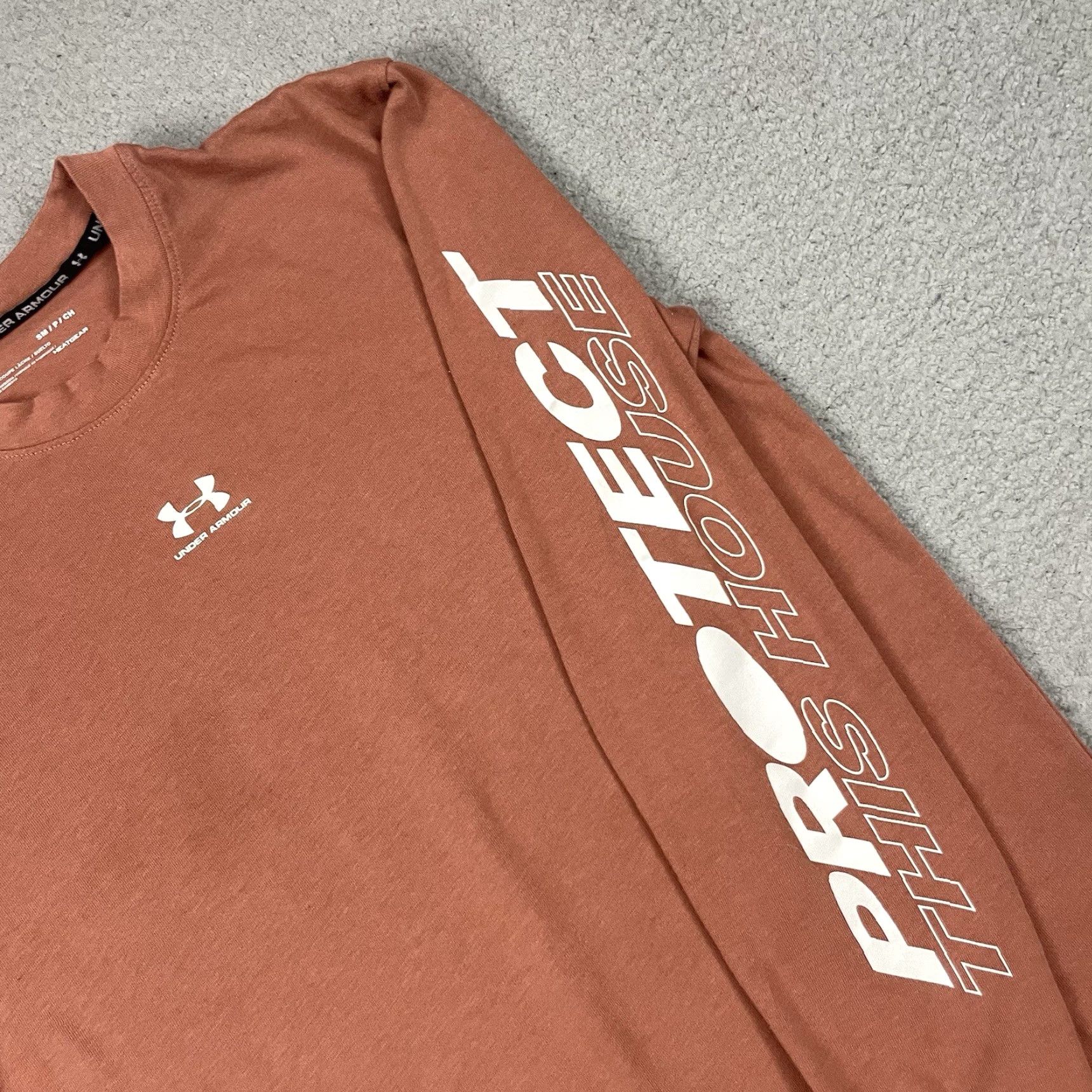 Under Armour Under Armour T Shirt Adult Small Pink Performance HeatGear Logo Nike? Size US S / EU 44-46 / 1 - 4 Thumbnail