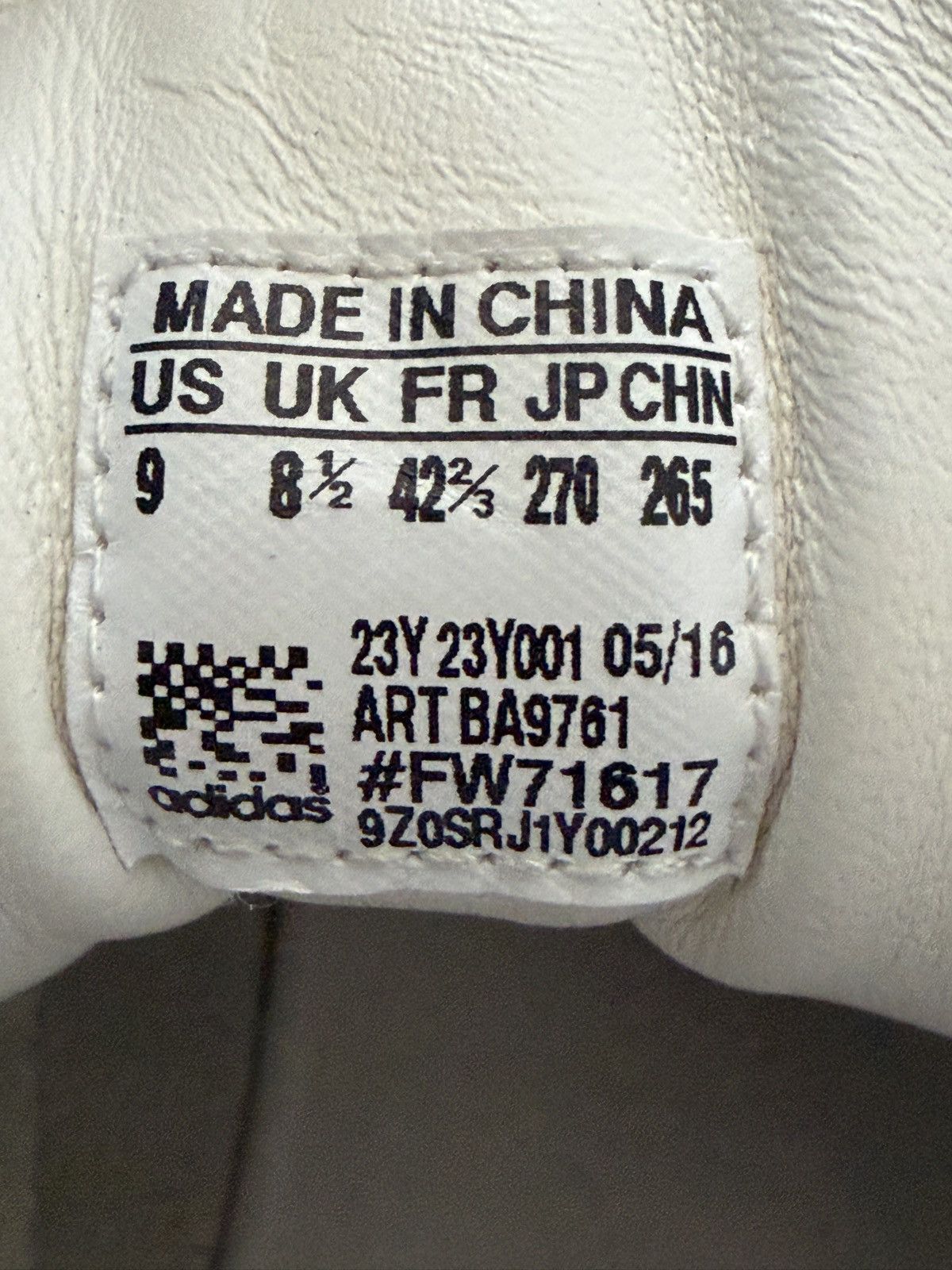 Adidas × Rick Owens Mastodon White Pro Model Size US 9 / EU 42 - 9 Thumbnail