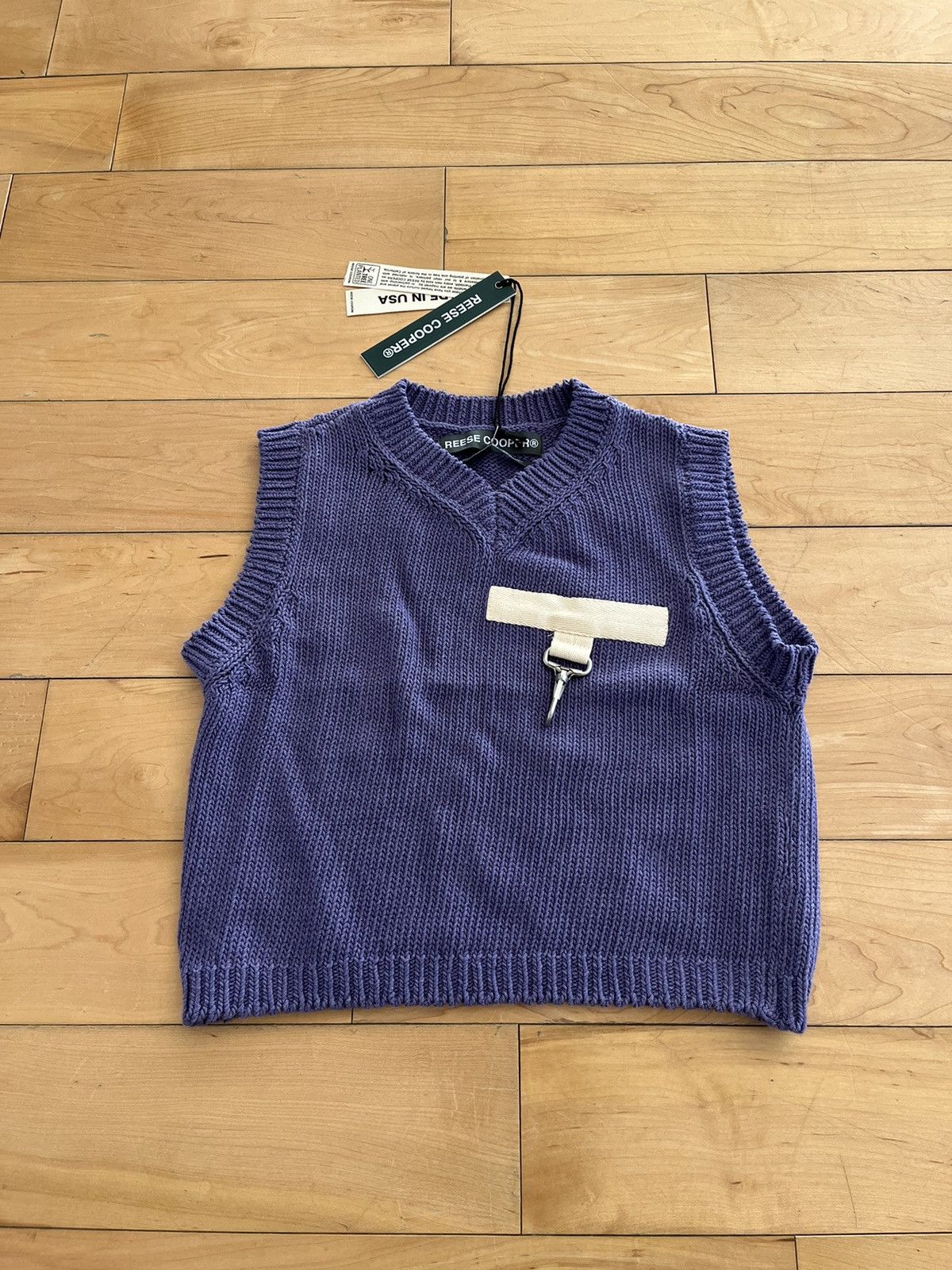 image of NWT - Reese Cooper Knit Vest in Purple, Women's (Size XS)