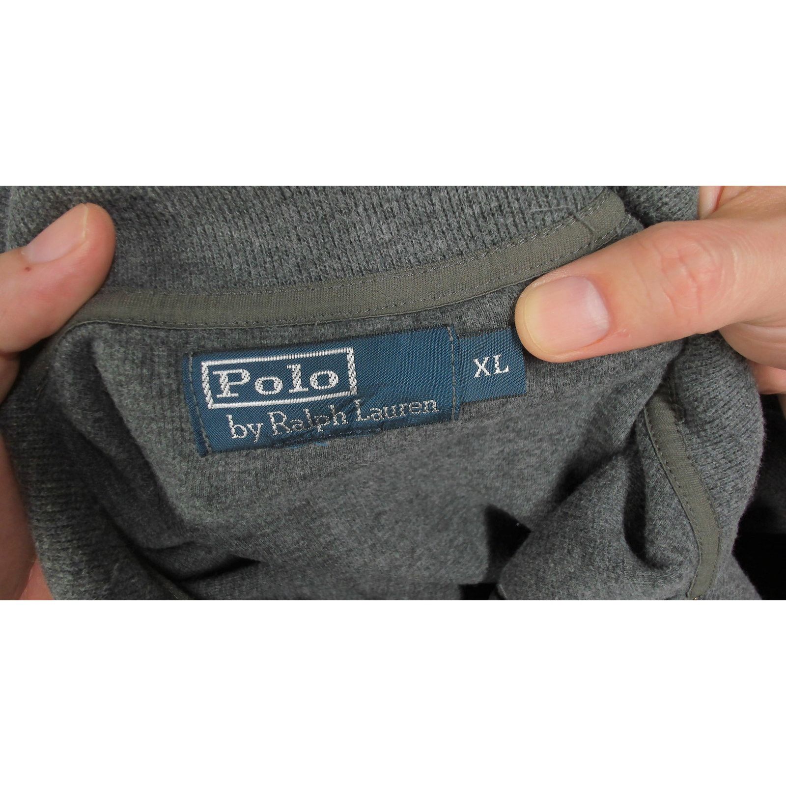 Polo Ralph Lauren Y2K Polo Ralph Lauren Gray Boxy Quarter Zip Sweater XXL Size US XXL / EU 58 / 5 - 7 Thumbnail