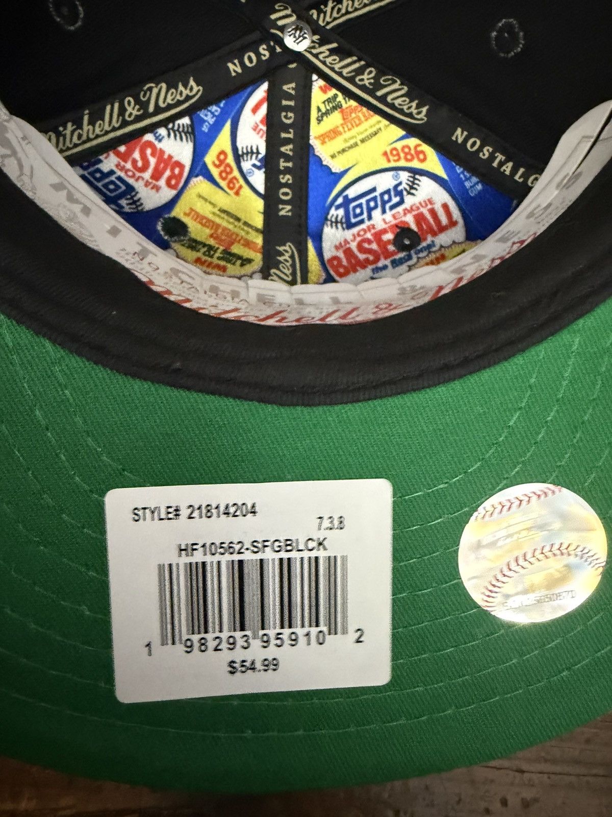 Mitchell & Ness SF Giants x Topps Special Edition Cap Size ONE SIZE - 6 Thumbnail