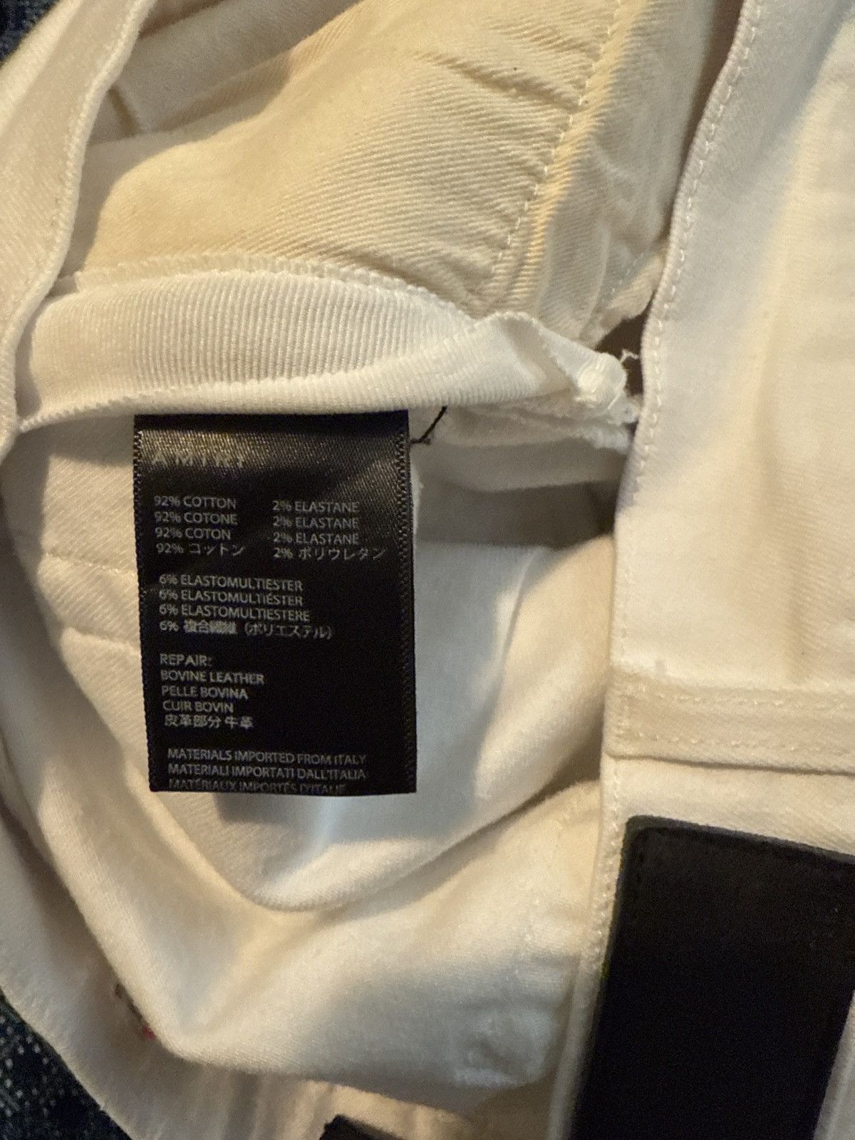 Amiri White MX1 Size US 32 / EU 48 - 3 Thumbnail