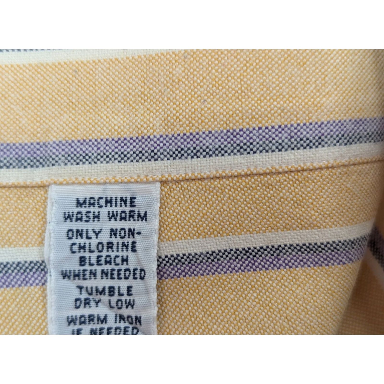 Ralph Lauren Ralph Lauren Polo Shirt Men 2XL Classic Striped Pastel Yellow Blue White Button-Up Size US XXL / EU 58 / 5 - 4 Thumbnail
