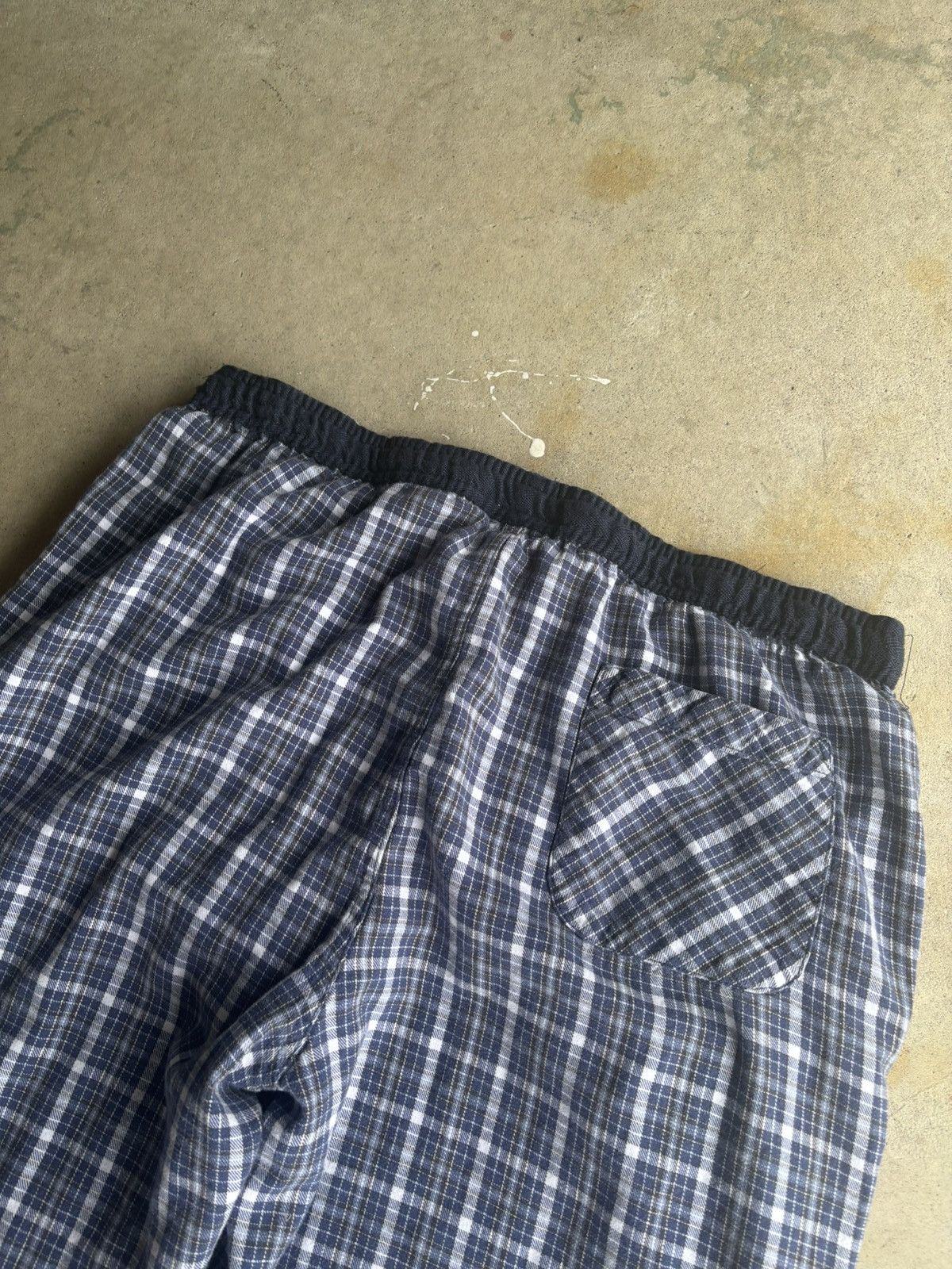 Pierre Cardin Vintage Pierre Cardin Blue Plaid Wide Leg PJ Pants Size US 34 / EU 50 - 6 Thumbnail