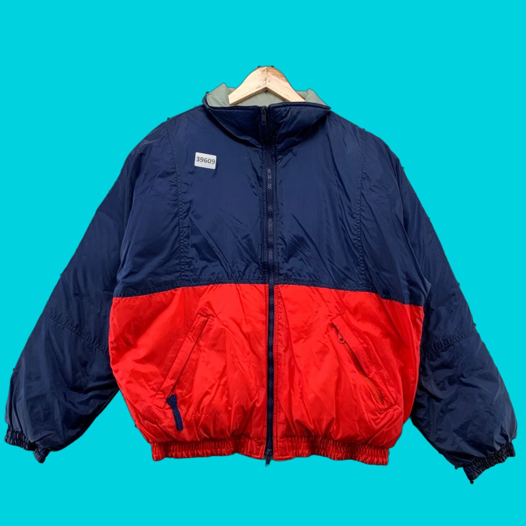 Eddie Bauer Vintage Eddie Bauer Reversible Down Puffer Jacket Men 