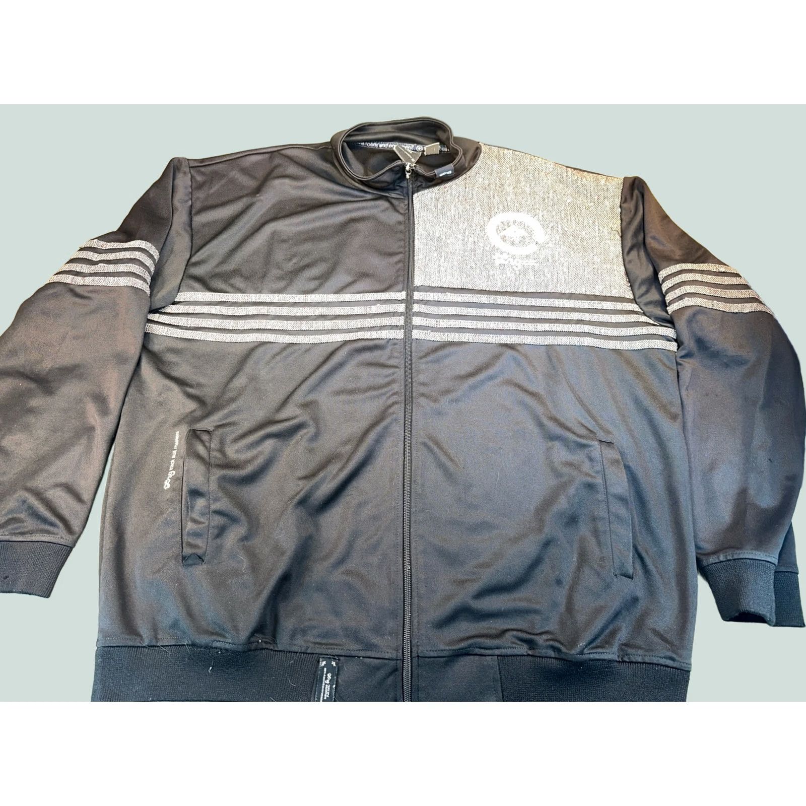 Vintage VINTAGE LRG Lifted Research Group Full Zip Track Jacket Mens 2XL Black Size US XXL / EU 58 / 5 - 1 Thumbnail