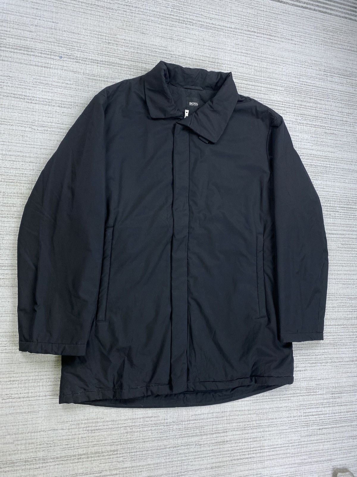Hugo Boss × Vintage Vintage HUGO BOSS Trench Coat Jacket Size US L / EU 52-54 / 3 - 3 Thumbnail