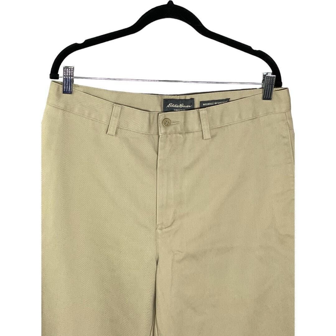 Eddie Bauer Eddie Bauer Mens Pants Wrinkle Resistant Relaxed Fit Khaki T Size US 34 / EU 50 - 7 Thumbnail