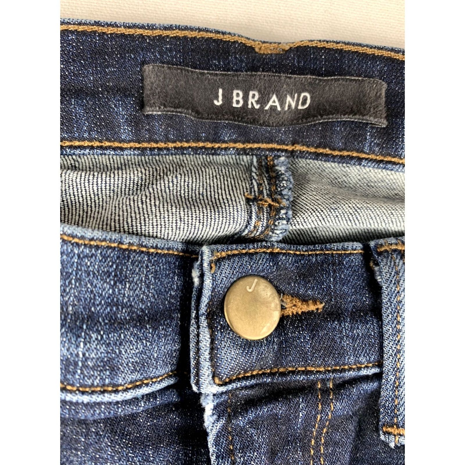 J Brand J Brand Womens Jeans Cropped Rail Blue Denim Size 25 Skinny Size 42" / US 20 - 5 Thumbnail