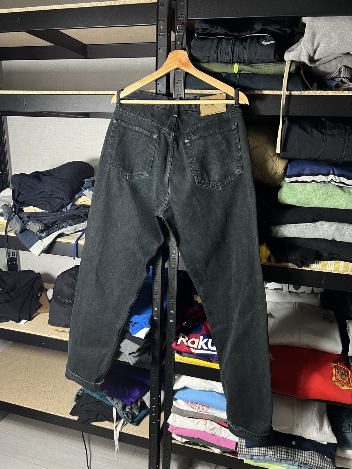 Calvin Klein Calvin Klein Jeans Men’s Vintage Black Denim Pants Easy Fit Size US 32 / EU 48 - 1 Thumbnail