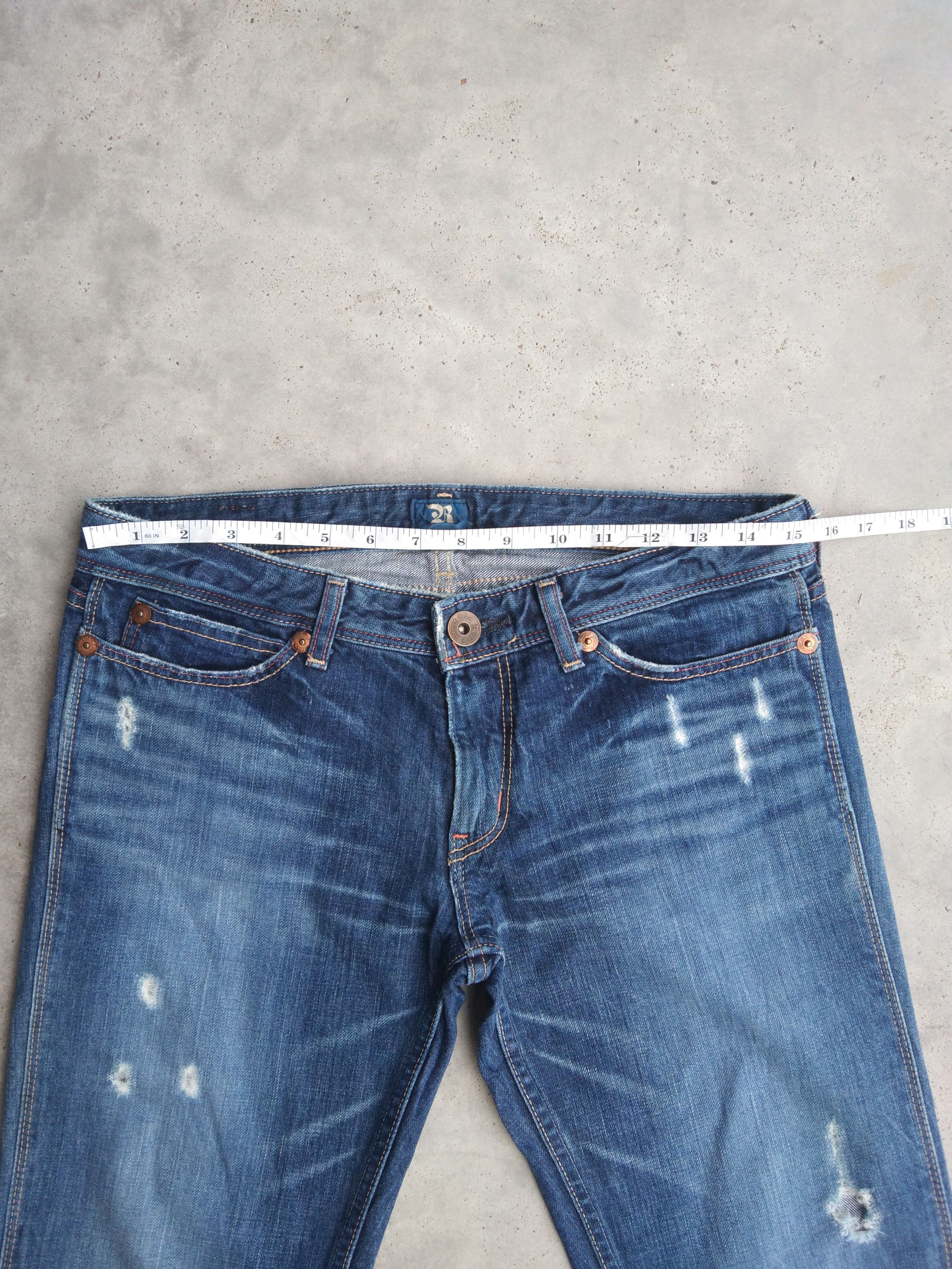 Japanese Brand Vintage Flared Boot Cut Jeans 29x32 Size US 29 - 4 Thumbnail