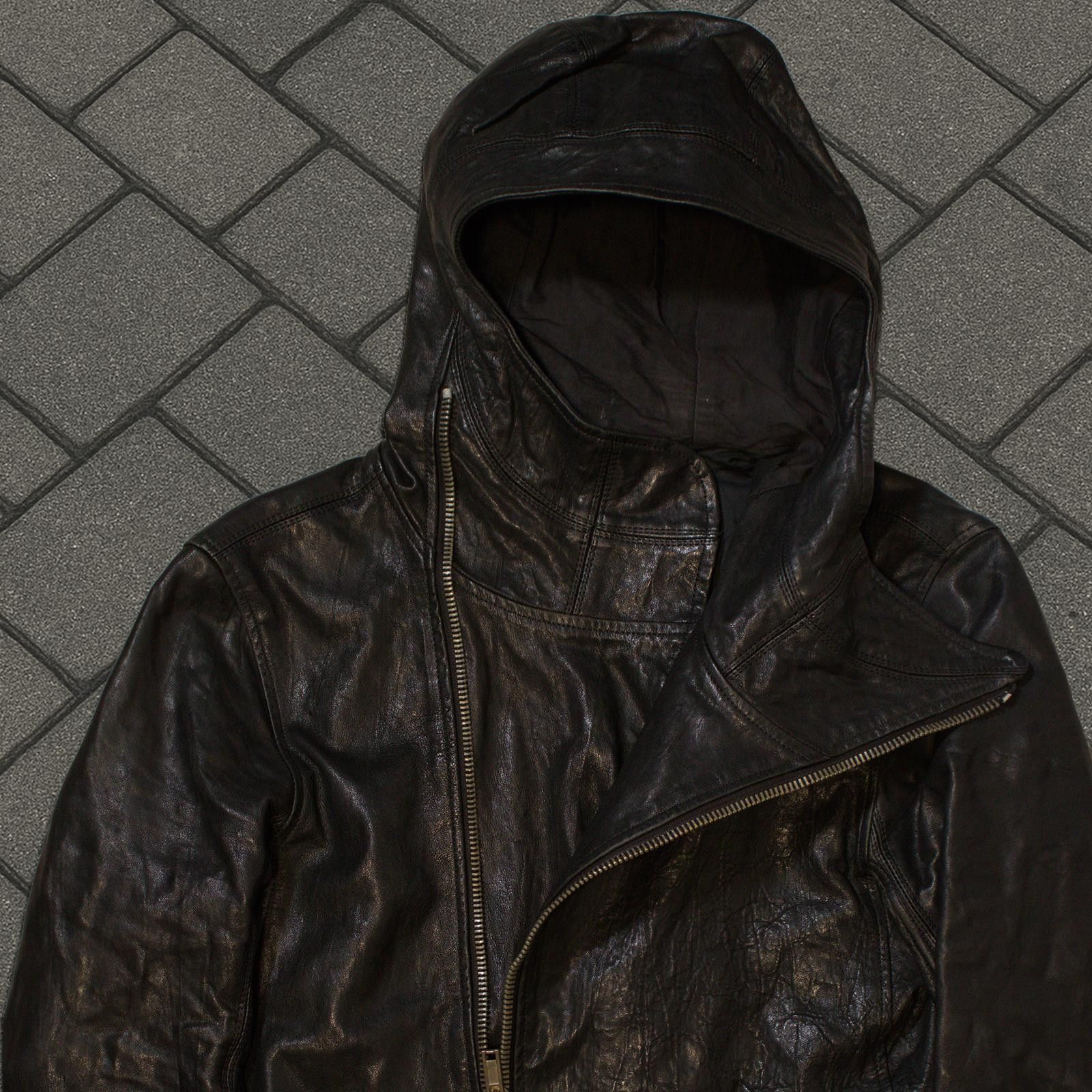 Rick Owens FW09 Rick Owens Leather Scuba Jacket Size US XS / EU 42 / 0 - 3 Thumbnail