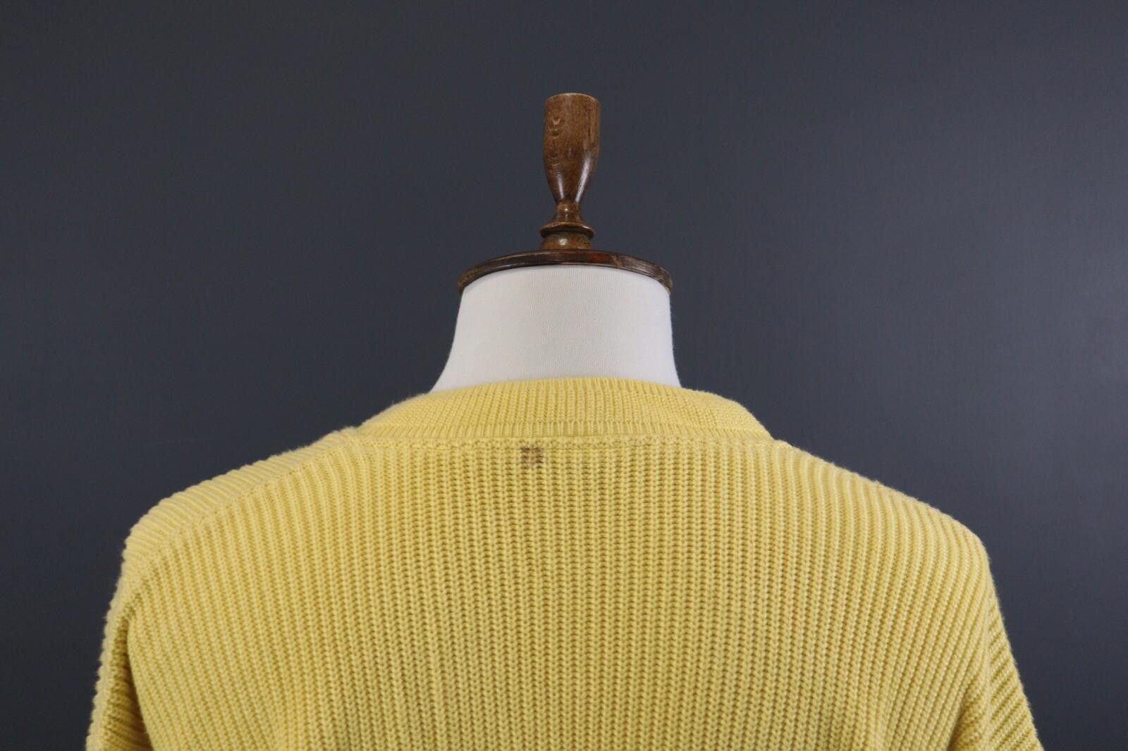 Carlo Colucci Carlo Colucci Yellow Knit Ribbed Size L-XL US 44 EU 554 Size US L / EU 52-54 / 3 - 8 Thumbnail
