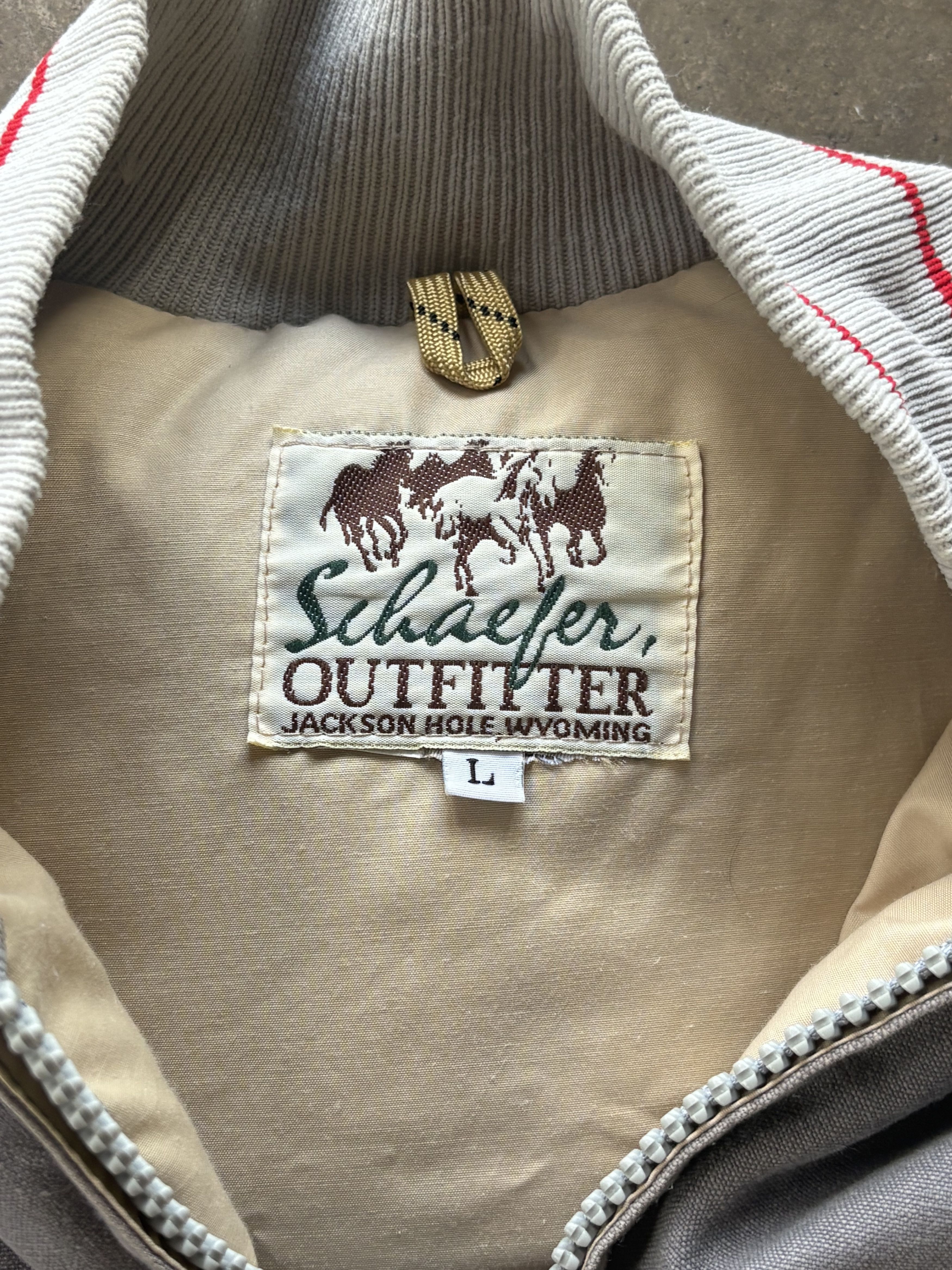 Other Vintage 80's Schaefer Outfitters Heavy Canvas Puffer Jacket Size US L / EU 52-54 / 3 - 4 Thumbnail