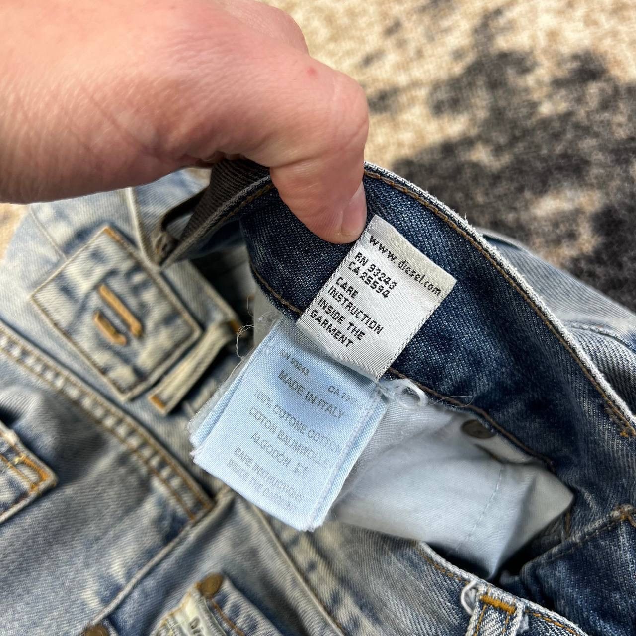 Diesel Diesel Luxury Distressed Style Denim Jeans Size US 33 - 10 Thumbnail