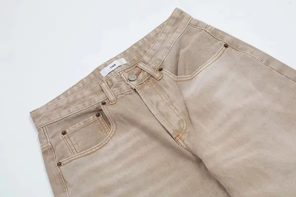 Vintage VIBE distressed flared jeans Size US 30 / EU 46 - 4 Thumbnail