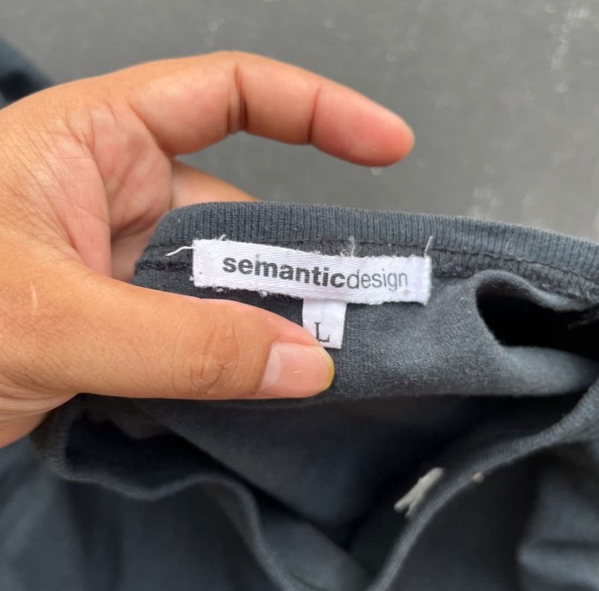 semanticdesign Semantic Design Zipper T shirt Size US L / EU 52-54 / 3 - 5 Thumbnail