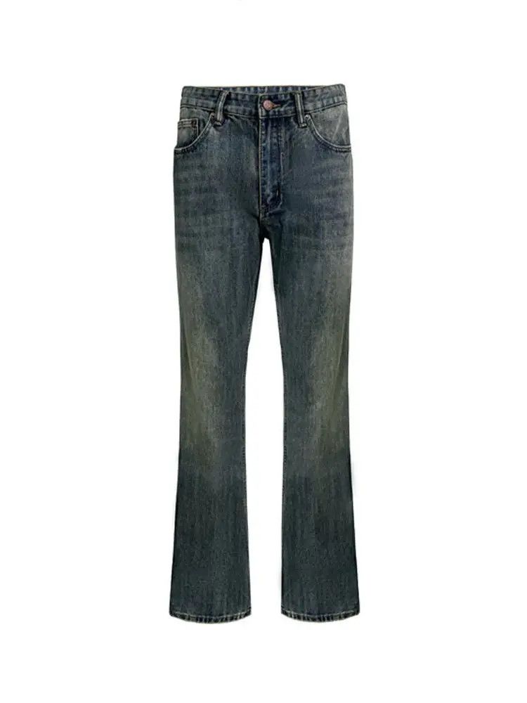 Japanese Brand × Jean Loose straight leg micro flared jeans Size US 30 / EU 46 - 4 Thumbnail