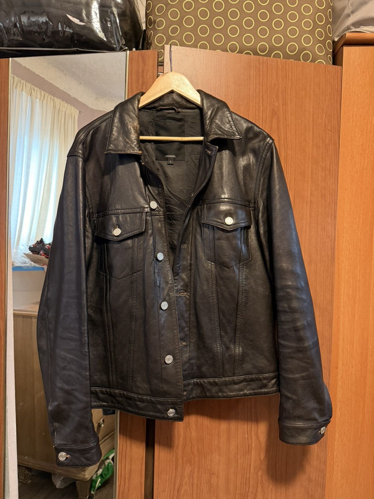 Purple Brand Purple Brand Leather P028 Leather Trucker Jacket Size US L / EU 52-54 / 3 - 2 Thumbnail