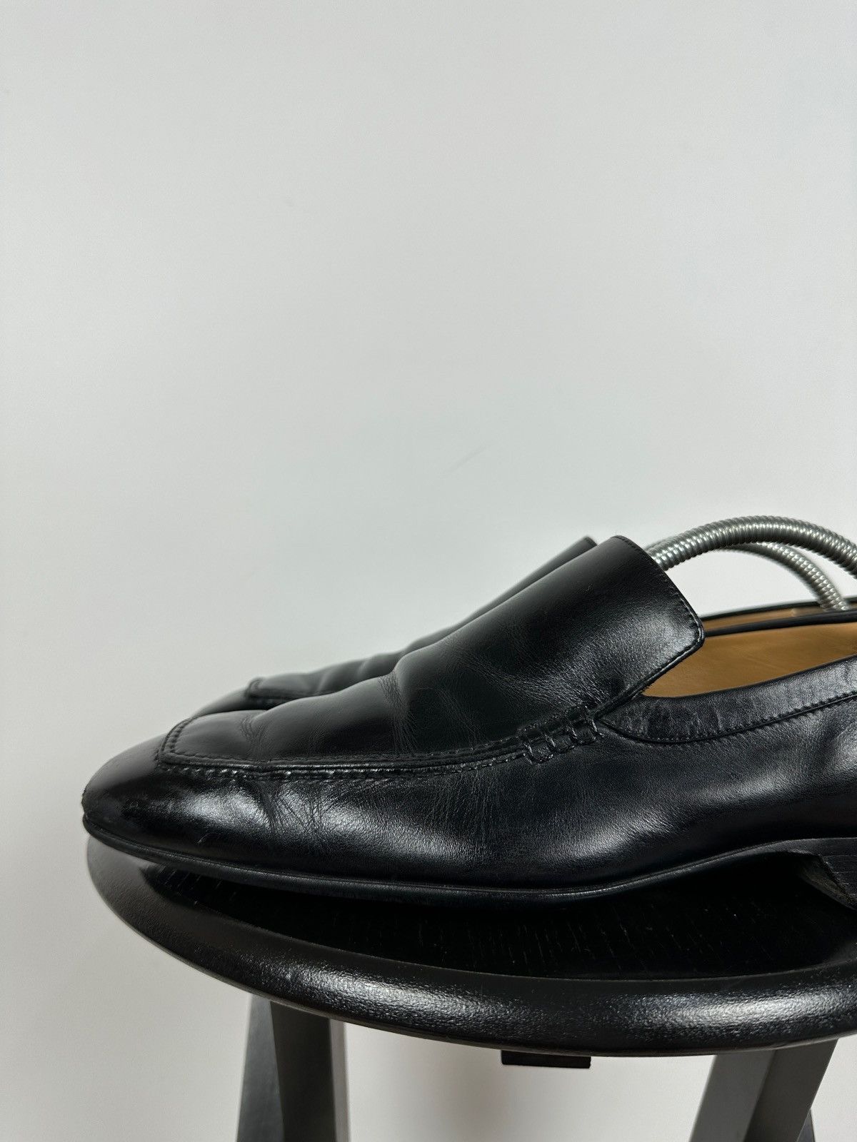 Louis Vuitton Louis Vuitton Black Leather Loafers Shoes Size US 10 / EU 43 - 16 Thumbnail