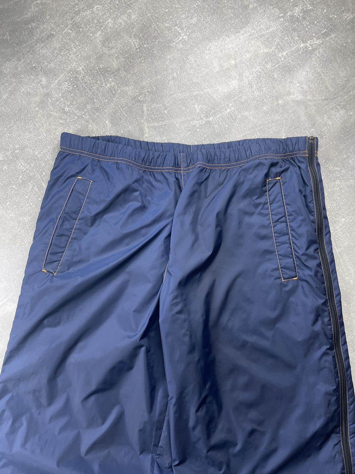 Nike Nike Vintage 2000s Track Pants Navy Blue Full Zip Open Size US 34 / EU 50 - 6 Thumbnail