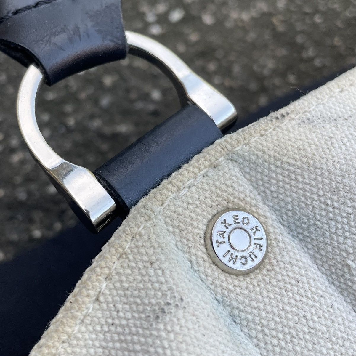 Harris Tweed × Takeo Kikuchi Takeo Kikuchi x Harris Tweed Wool Checkered Canvas Bag Size ONE SIZE - 7 Thumbnail