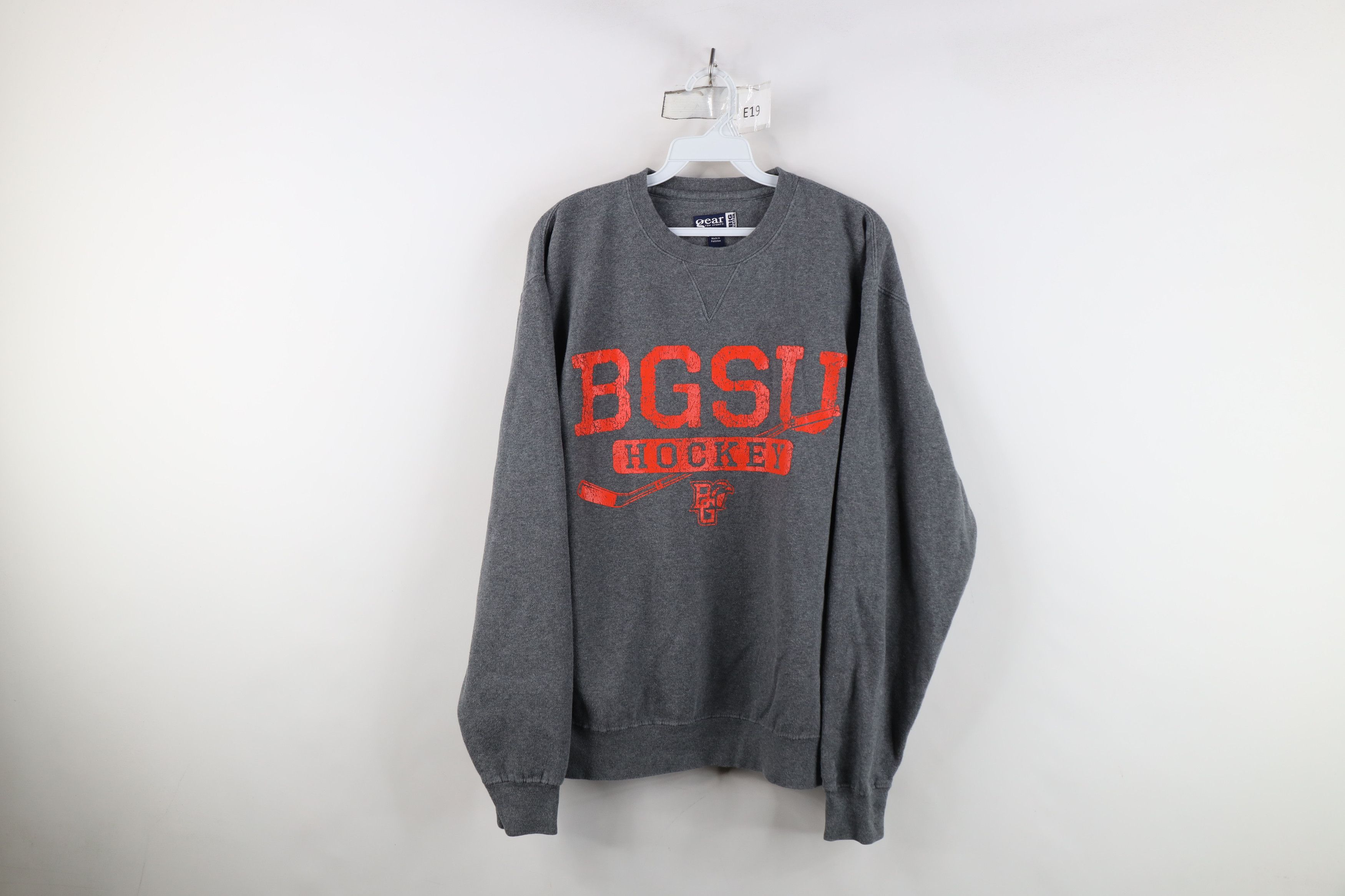Vintage Vintage Green State University Hockey Crewneck Sweatshirt Size US M / EU 48-50 / 2 - 1 Thumbnail