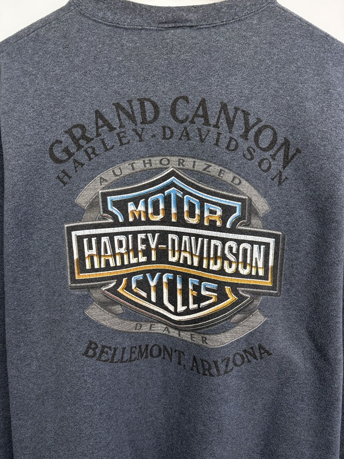 Harley Davidson 🇺🇸Vintage Y2K Harley Davidson Grand Canyon Arizona Sweatshirt Size US L / EU 52-54 / 3 - 5 Thumbnail