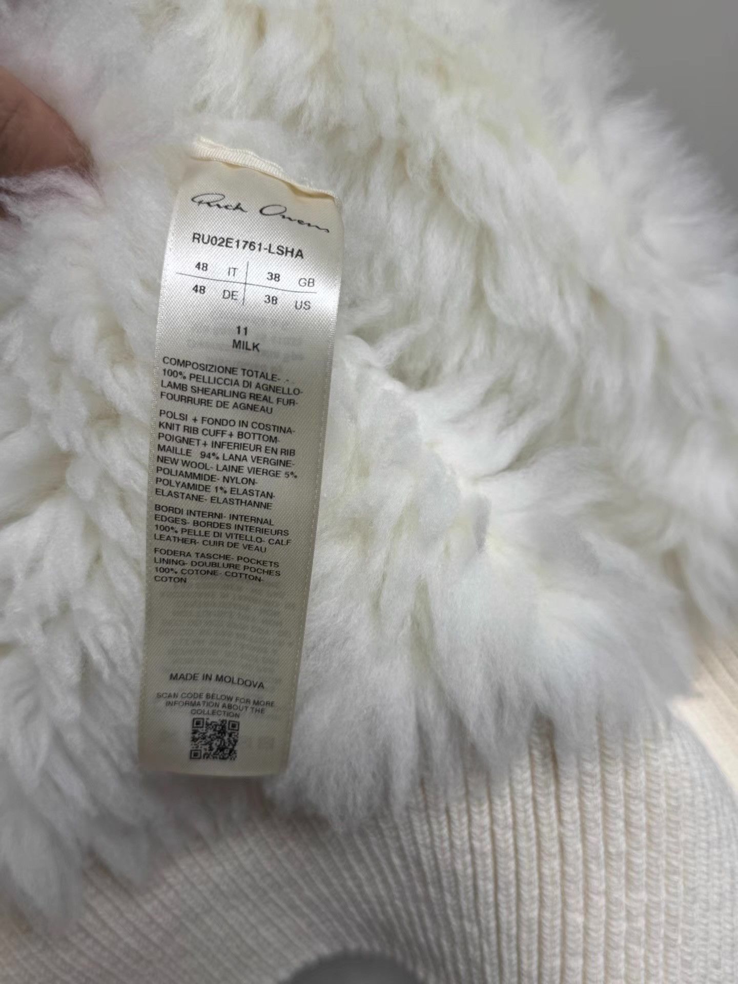 Rick Owens Rick Owens 25FW Hooded Shearling Jacket Q8 Size US M / EU 48-50 / 2 - 5 Thumbnail