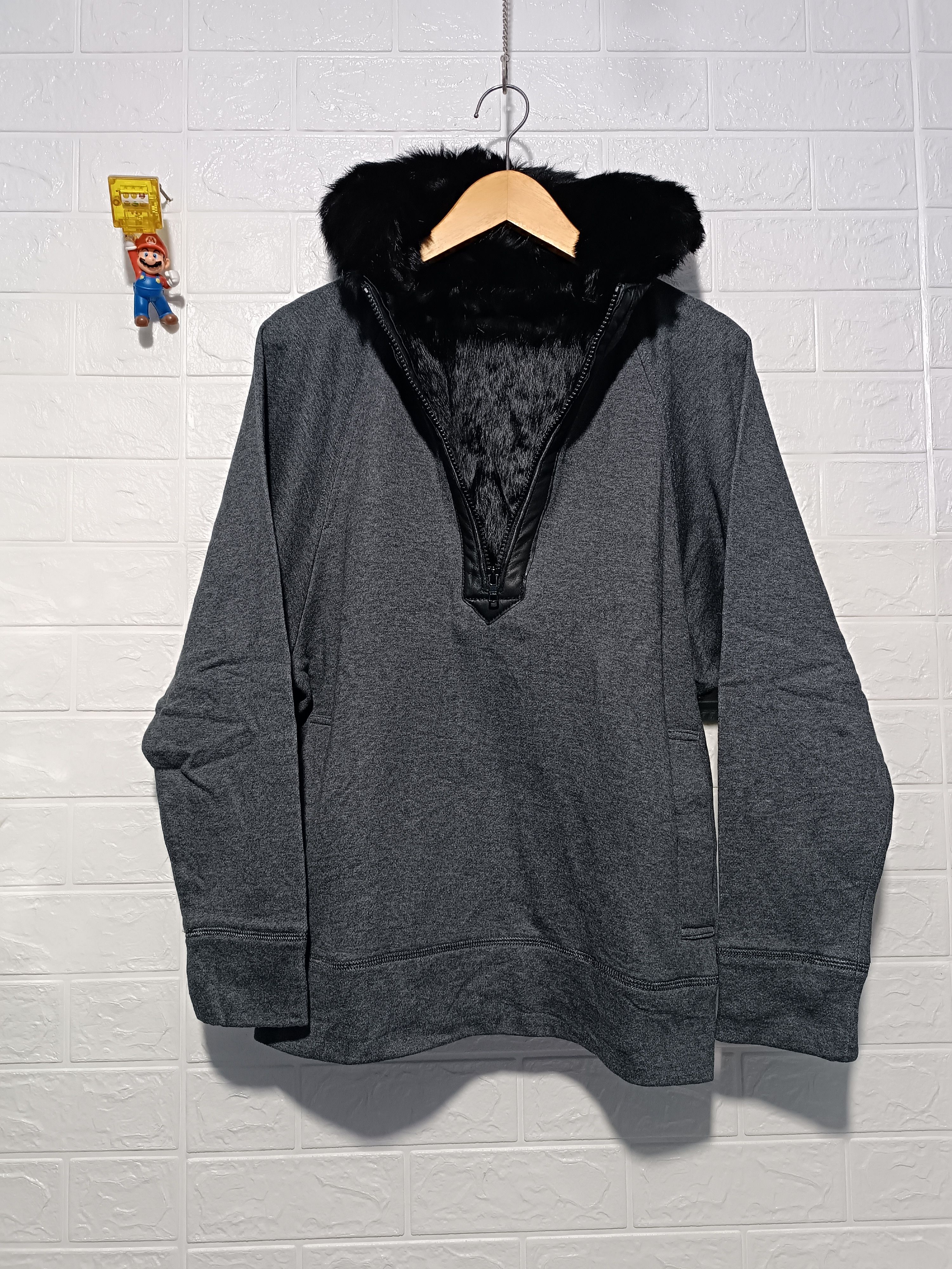 Japanese Brand Vintage Fur Hoodie Sweater Jacket Size US M / EU 48-50 / 2 - 2 Thumbnail
