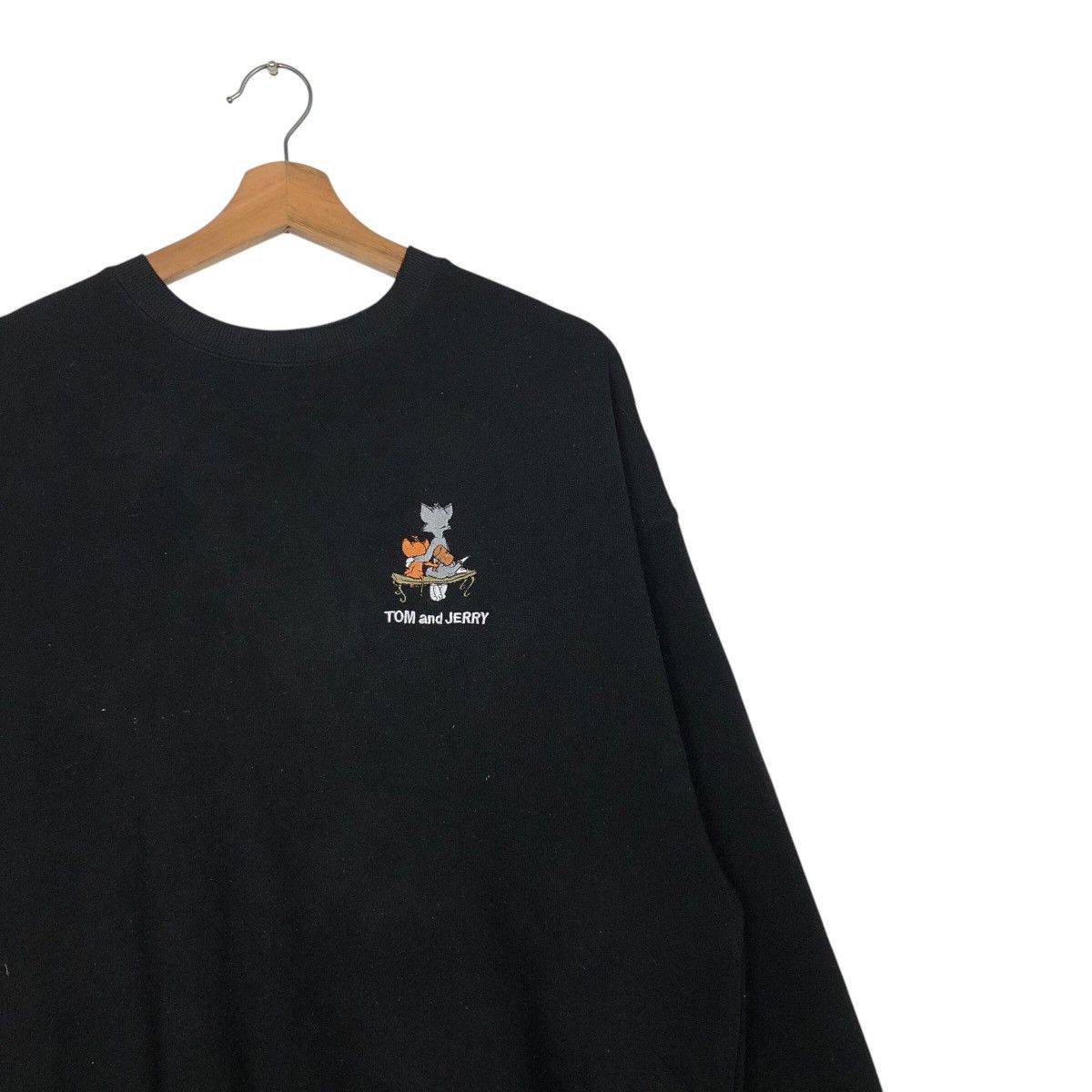 Cartoon Network 📌Vintage Sweatshirt Crewneck Tom & Jerry Big Ligo Size US M / EU 48-50 / 2 - 7 Thumbnail