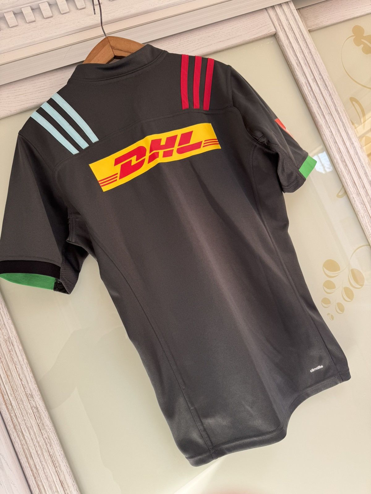 Adidas Harlequins 2016-2017 Rugby Shirt 150th Unniversary Jersey Size US M / EU 48-50 / 2 - 8 Thumbnail