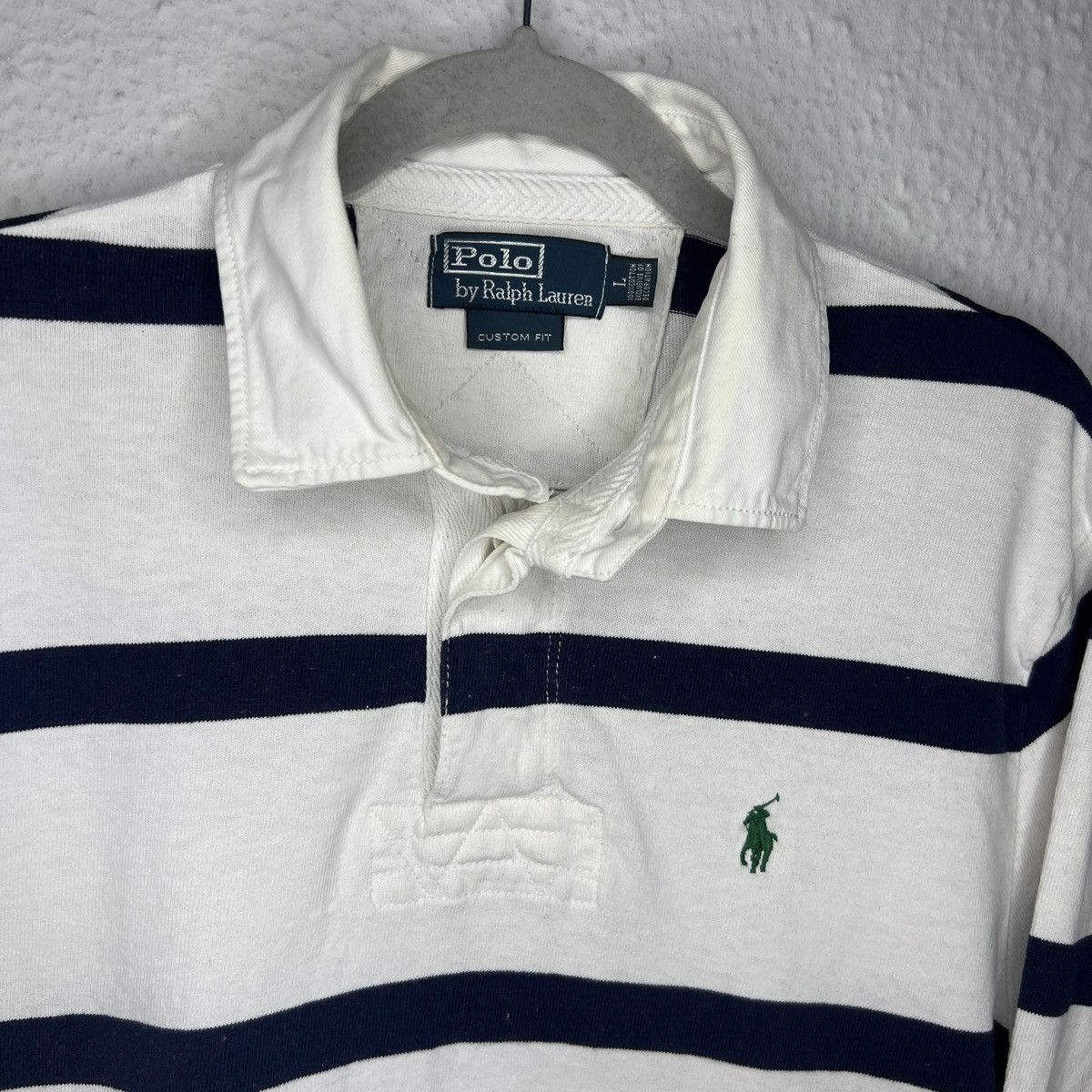 Polo Ralph Lauren Vintage Ralph Lauren Polo Rugby Longsleeve Sweatshirt Size US L / EU 52-54 / 3 - 4 Thumbnail