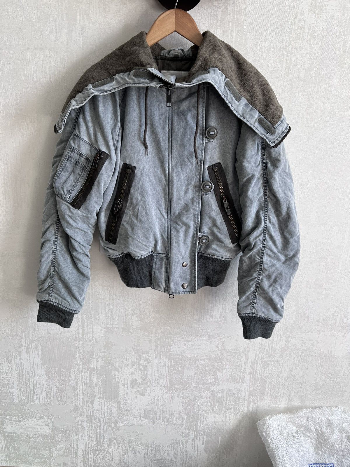 Allsaints Vintage Allsaints N-2B fur burned flight jacket US Size US S / EU 44-46 / 1 - 2 Thumbnail