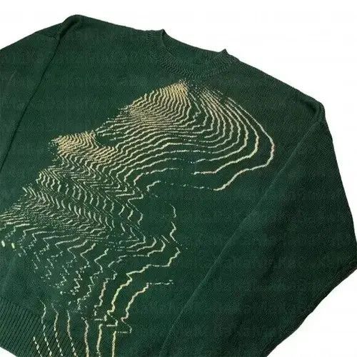 Japanese Brand × Vintage New Vintage Y2K Face Layer Print Knit Sweater Size US M / EU 48-50 / 2 - 4 Thumbnail