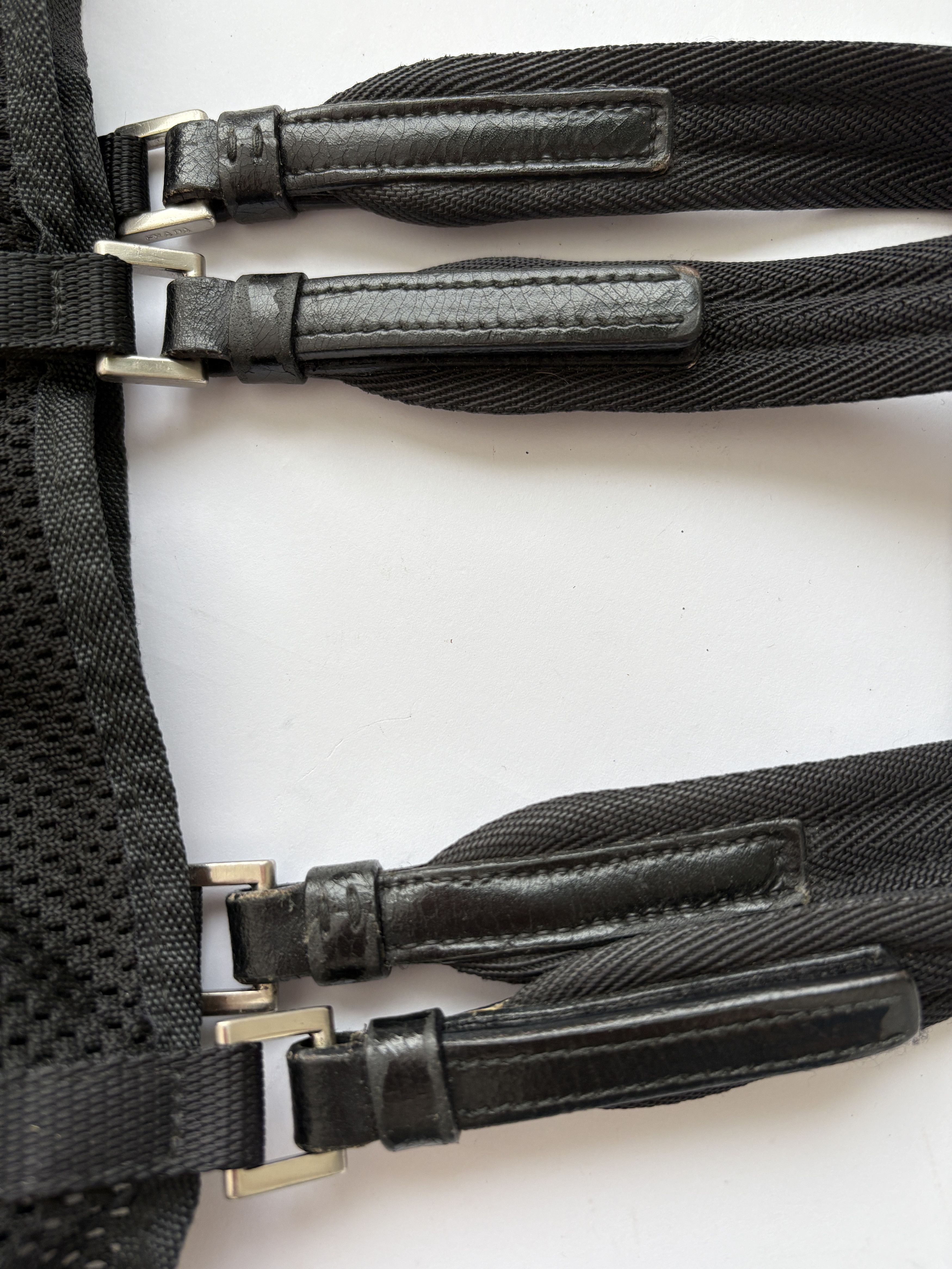 Prada ⚡️QUICK SALE⚡️Prada Black Nylon and Leather Bag Size ONE SIZE - 10 Thumbnail