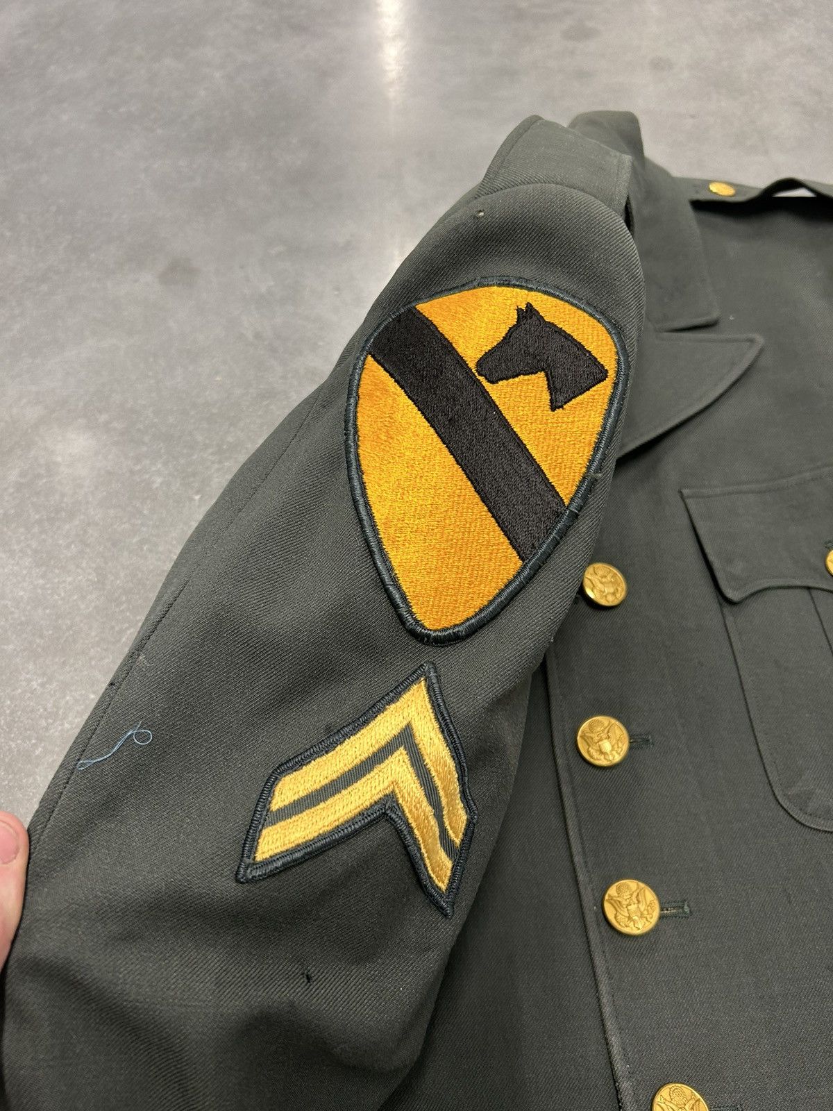Vintage Vintage Green and yellow military jacket Size US L / EU 52-54 / 3 - 4 Thumbnail