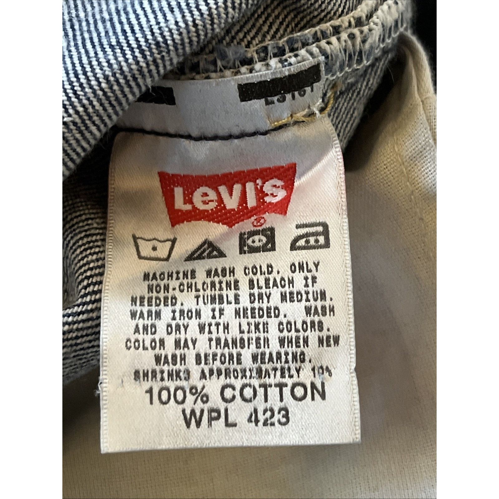 Levi's Vtg Levis 501xx Jeans Blue Denim Button Med Wash Mens 32x31 Size US 32 / EU 48 - 6 Thumbnail
