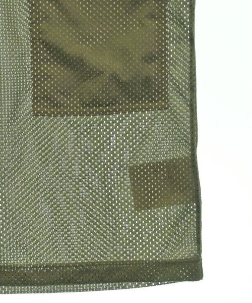 Comme des Garcons Homme Deux Shirt Short Sleeve Polyester Half Button Khaki Size US M / EU 48-50 / 2 - 5 Thumbnail
