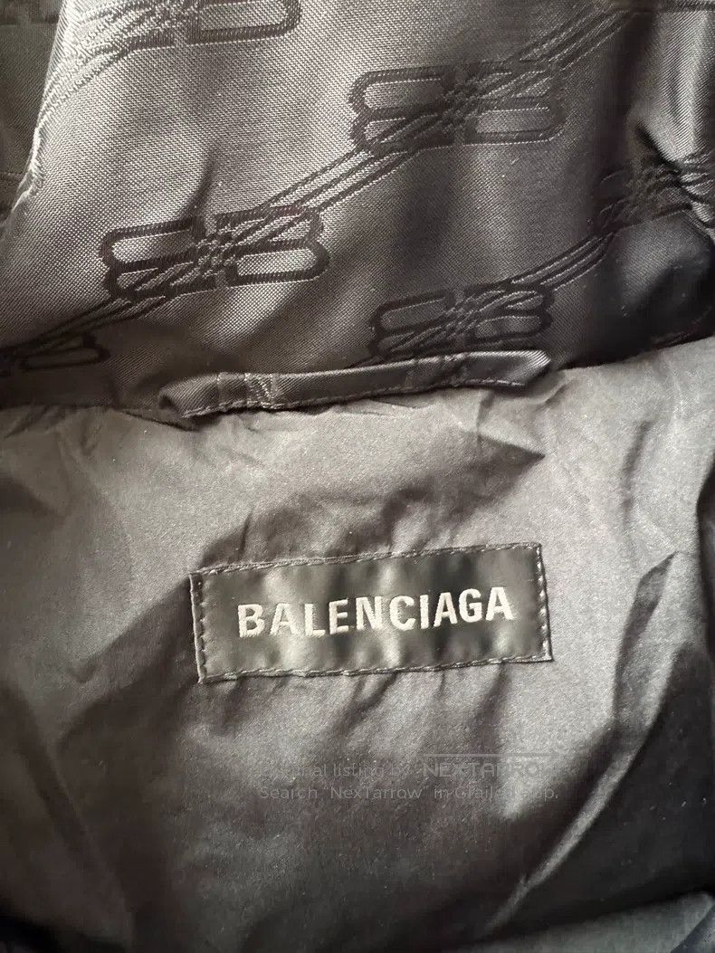 Balenciaga Balenciaga Black Embossed Buckle Full Printed Down Jacket Size US S / EU 44-46 / 1 - 3 Thumbnail