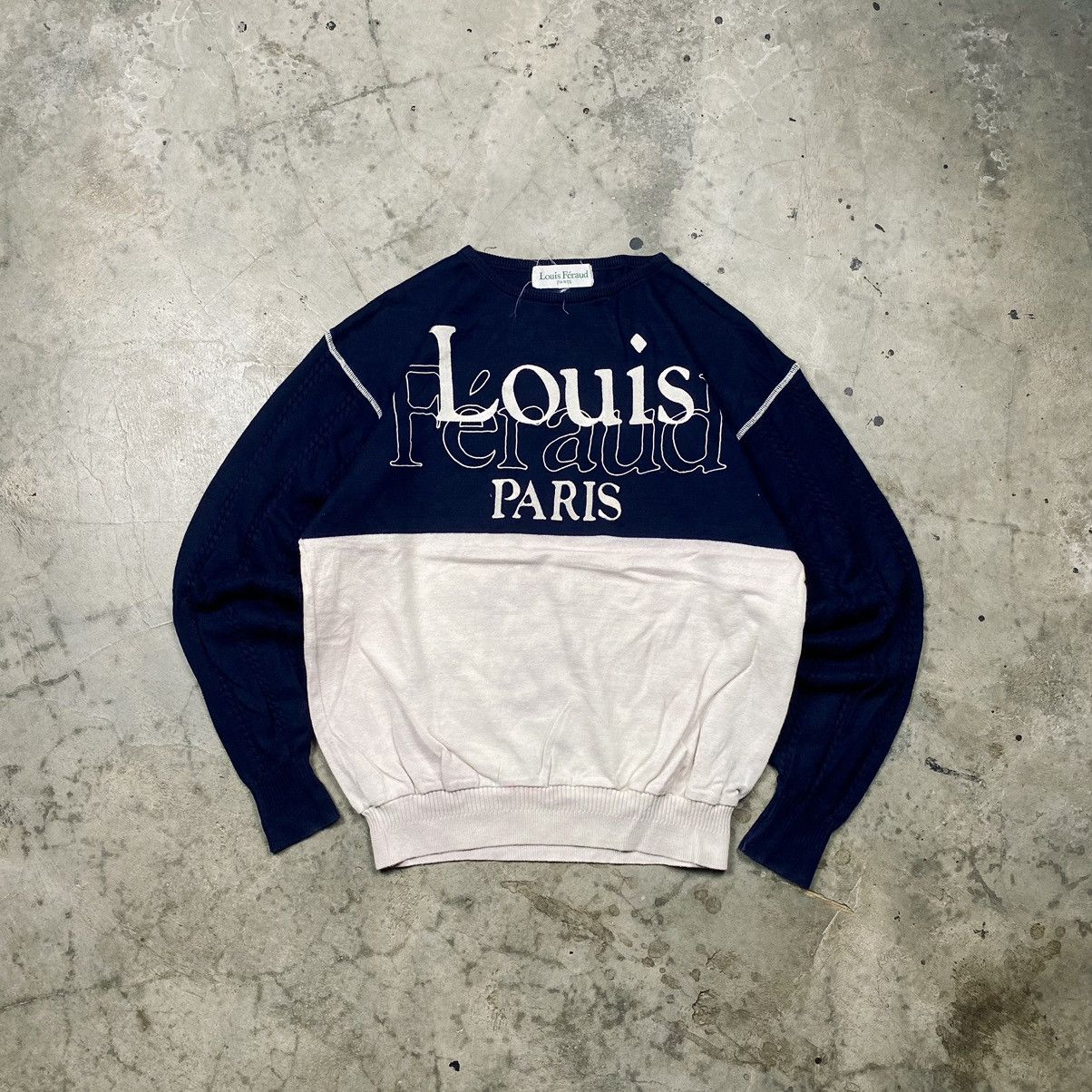 Designer 90s Louis Feraud Paris Boxy Sweaters Size US M / EU 48-50 / 2 - 1 Thumbnail