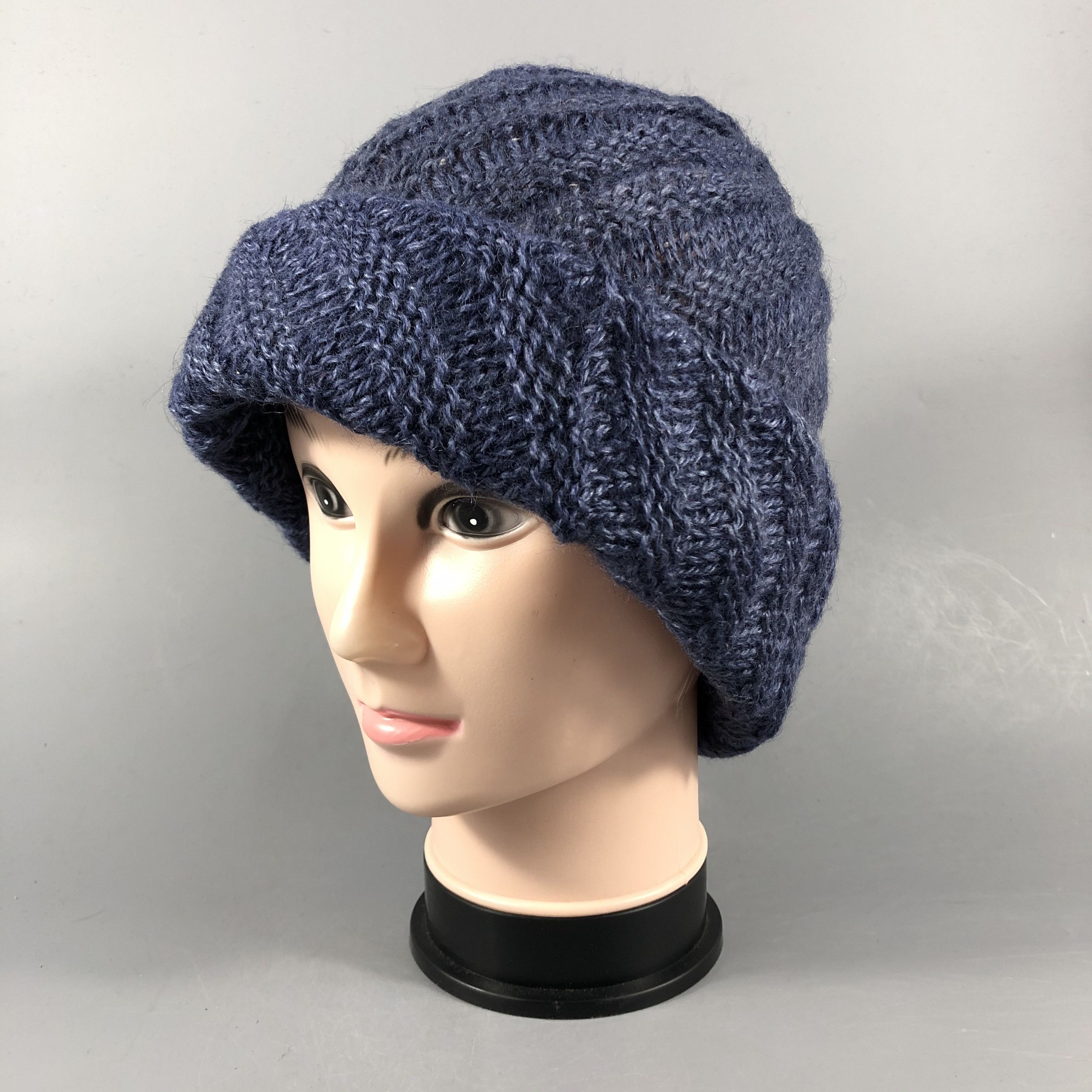 Japanese Brand Japanese Brand Crochet Knit Beanie Snow Cap Hat Size ONE SIZE - 2 Thumbnail