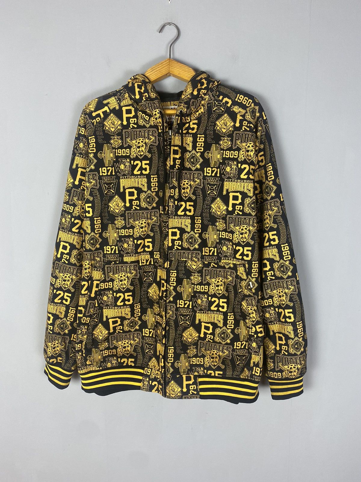 Vintage Pittsburg pirates monogram jacket genuine merchandise Size US XXL / EU 58 / 5 - 1 Thumbnail