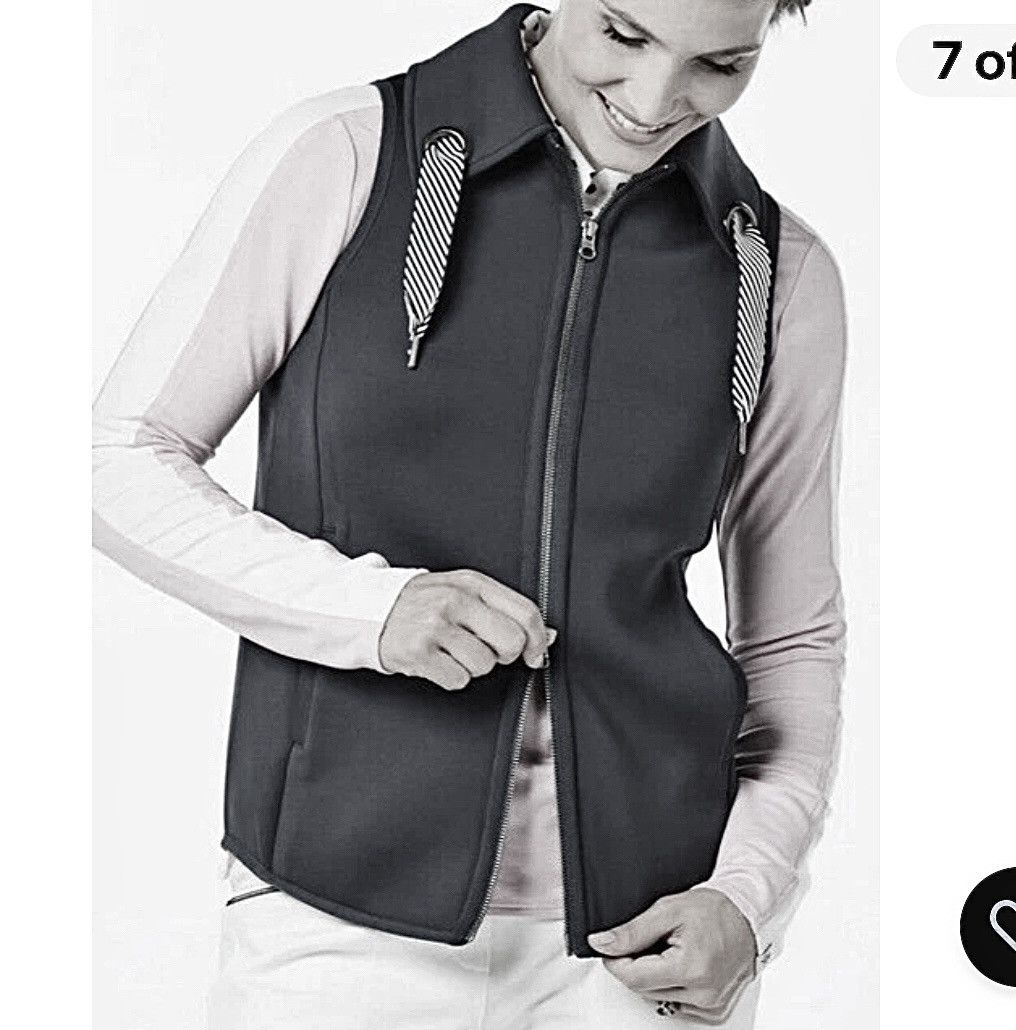 Other Belyn Key Women’s Onyx Grommet Full Zip Vest Black Sz XS Size XS / US 0-2 / IT 36-38 - 13 Thumbnail