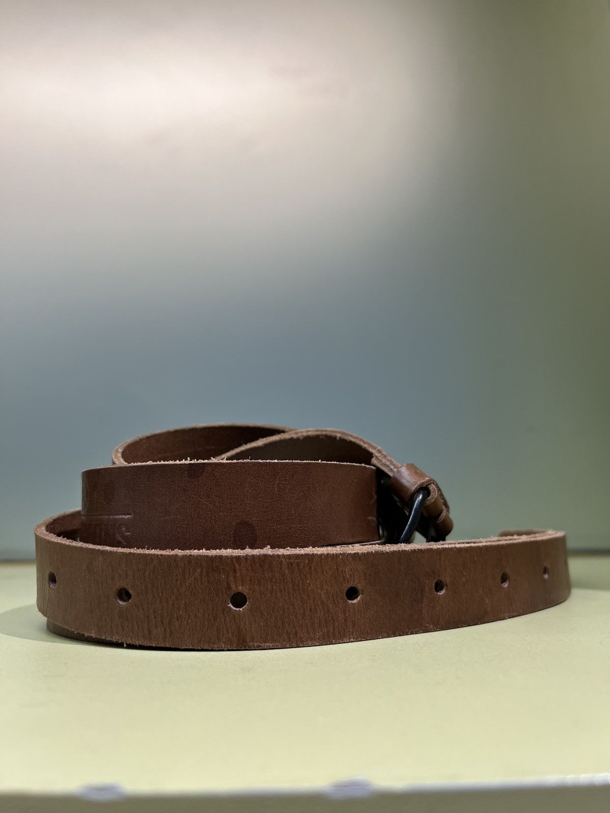 Raf Simons Raf Simons AW05 History of My World Double Leather Belt Size ONE SIZE - 5 Thumbnail