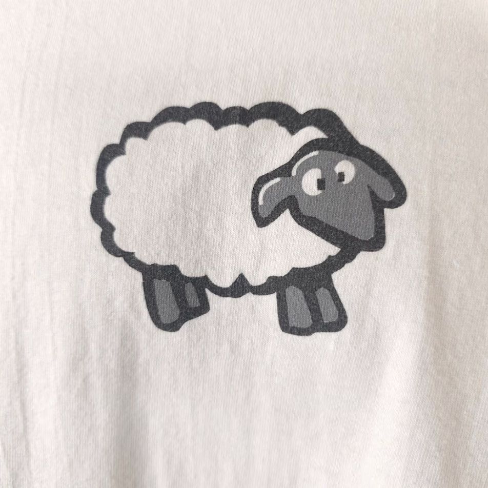 Hanes VINTAGE Hanes T-Shirt Mens XL White 90s Tech Technology Website Sheep Size US XL / EU 56 / 4 - 3 Thumbnail